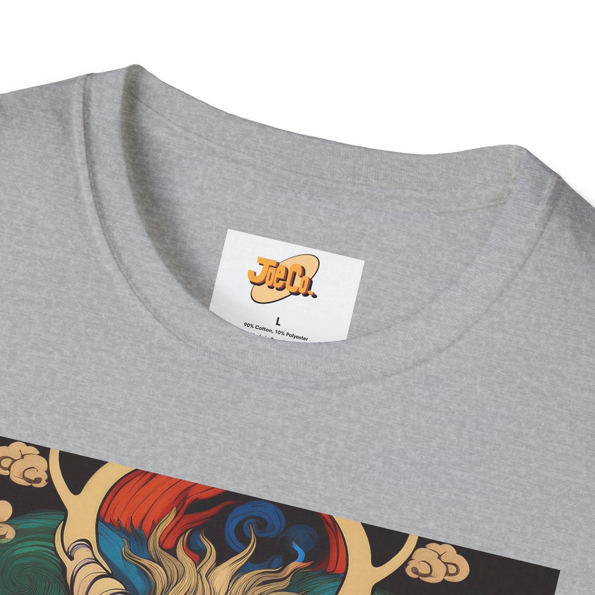 Dragon Koi Fusion T-Shirt — Vibrant Asian Mythical Dragon & Koi Art Tee