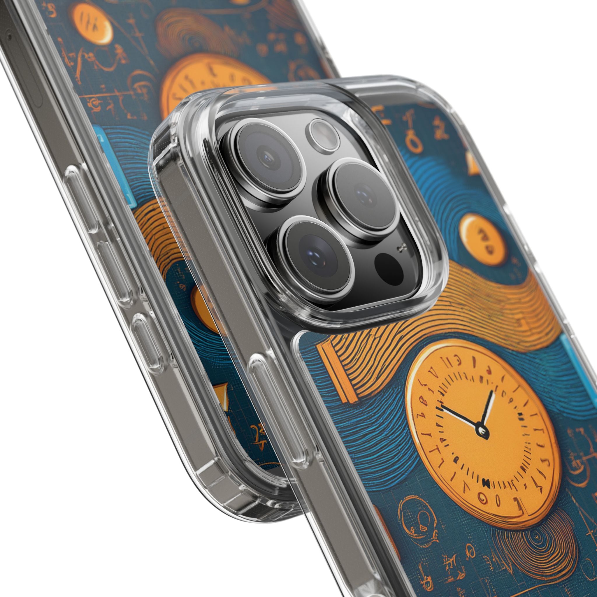Clear Case — Abstract Clockwork Design Phone Case