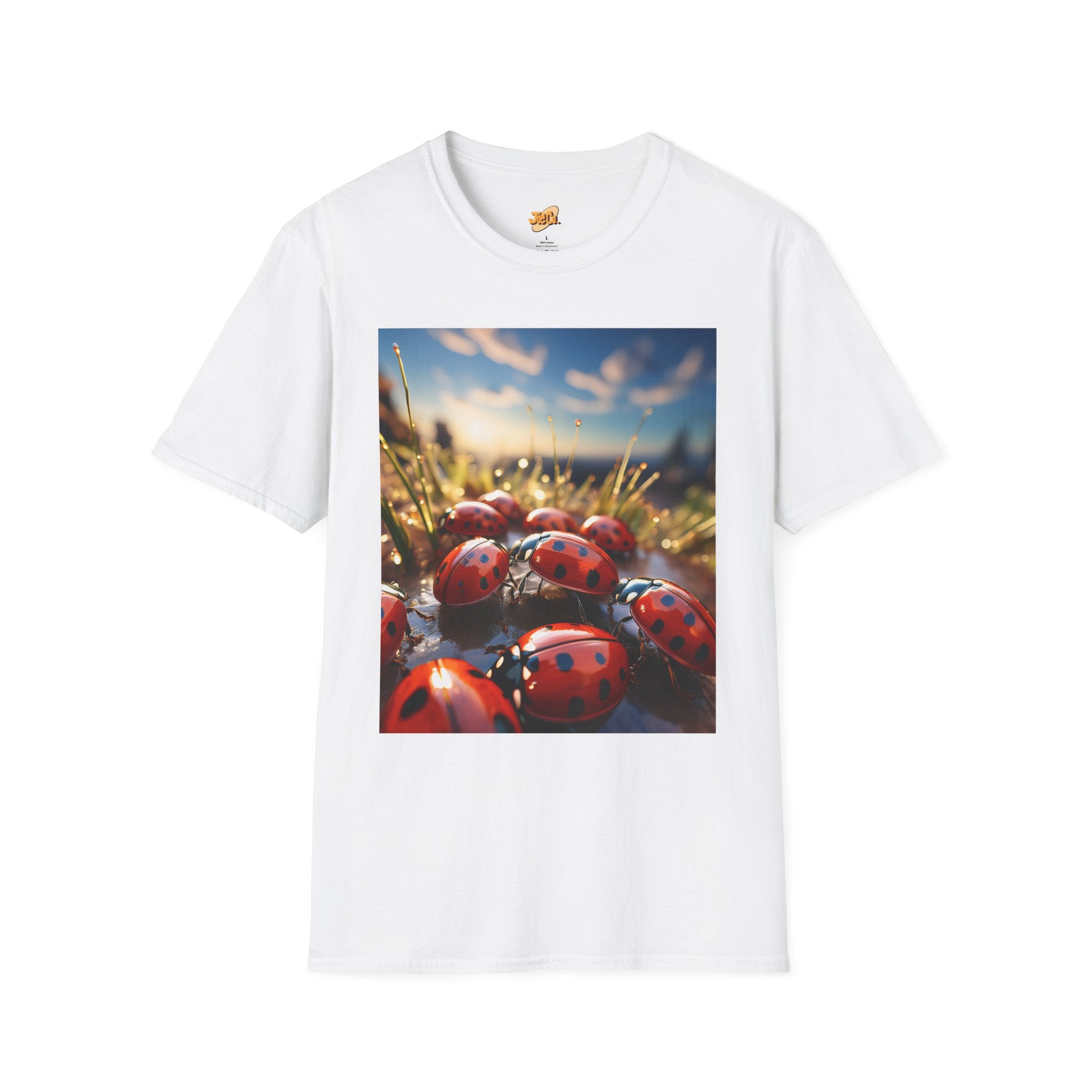 Ladybug Photo T-Shirt — Charming Nature Graphic Tee