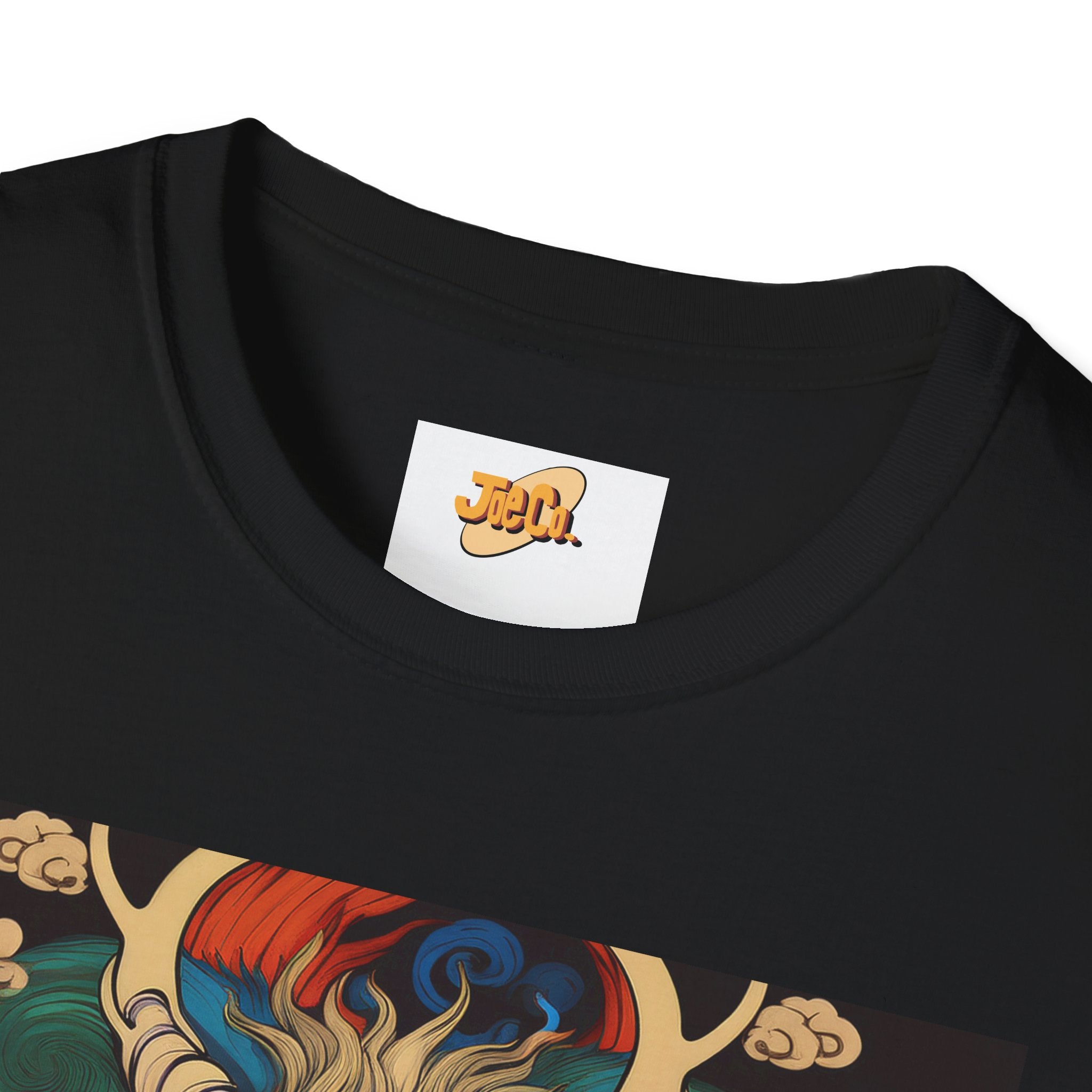 Dragon Koi Fusion T-Shirt — Vibrant Asian Mythical Dragon & Koi Art Tee