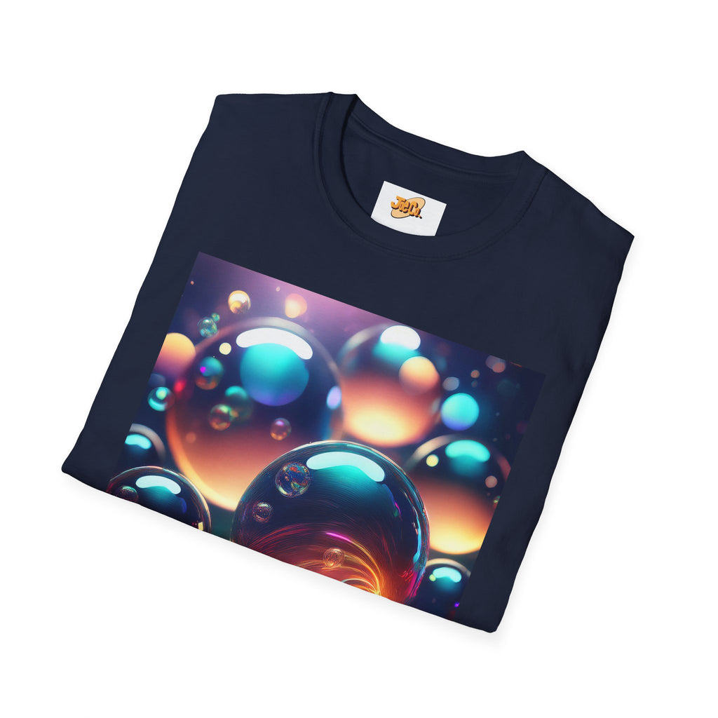 Bubble Galaxy T-Shirt — Colorful 3D Bubble Art Tee