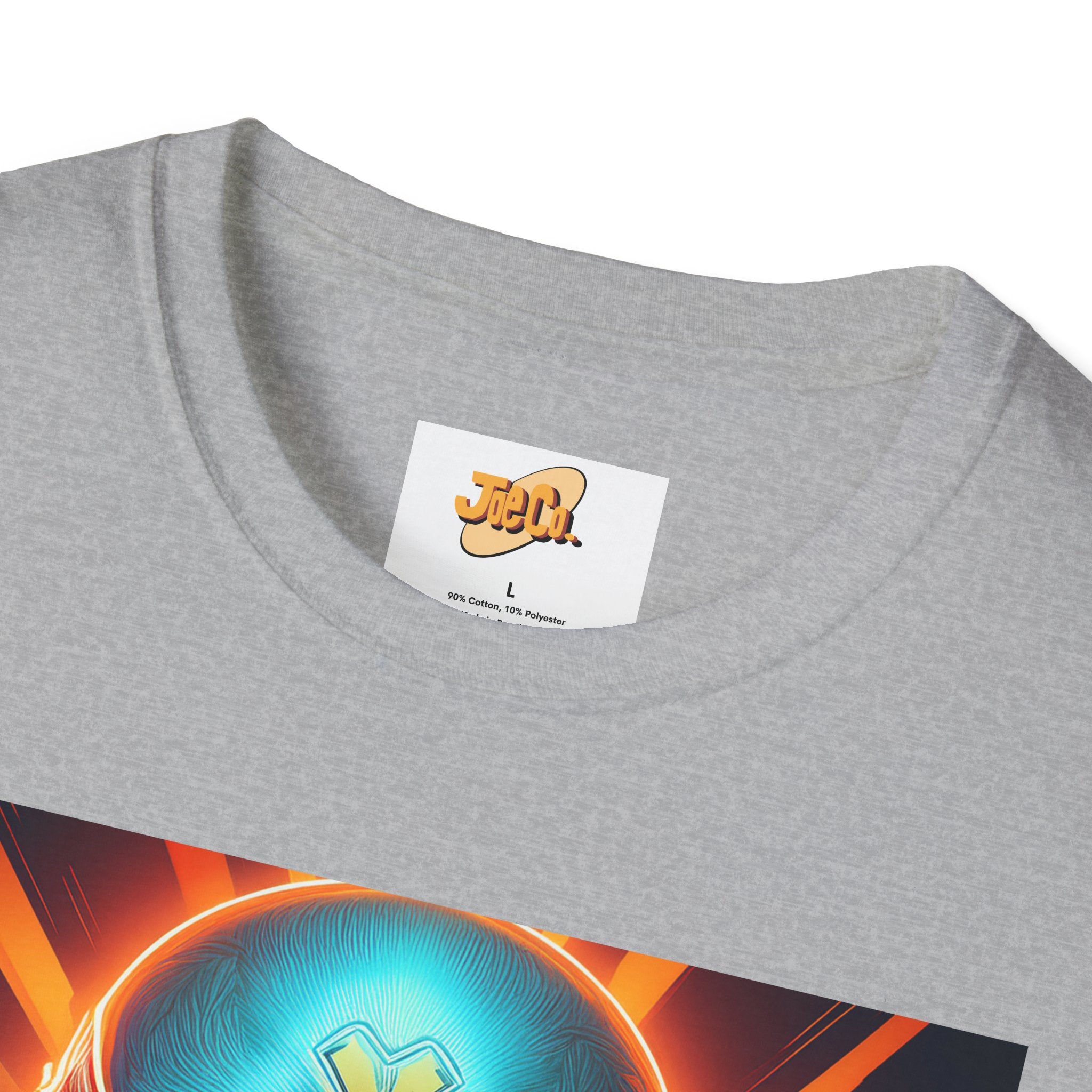 Mystic Raven Graphic T-Shirt — Neon Bird Art Tee
