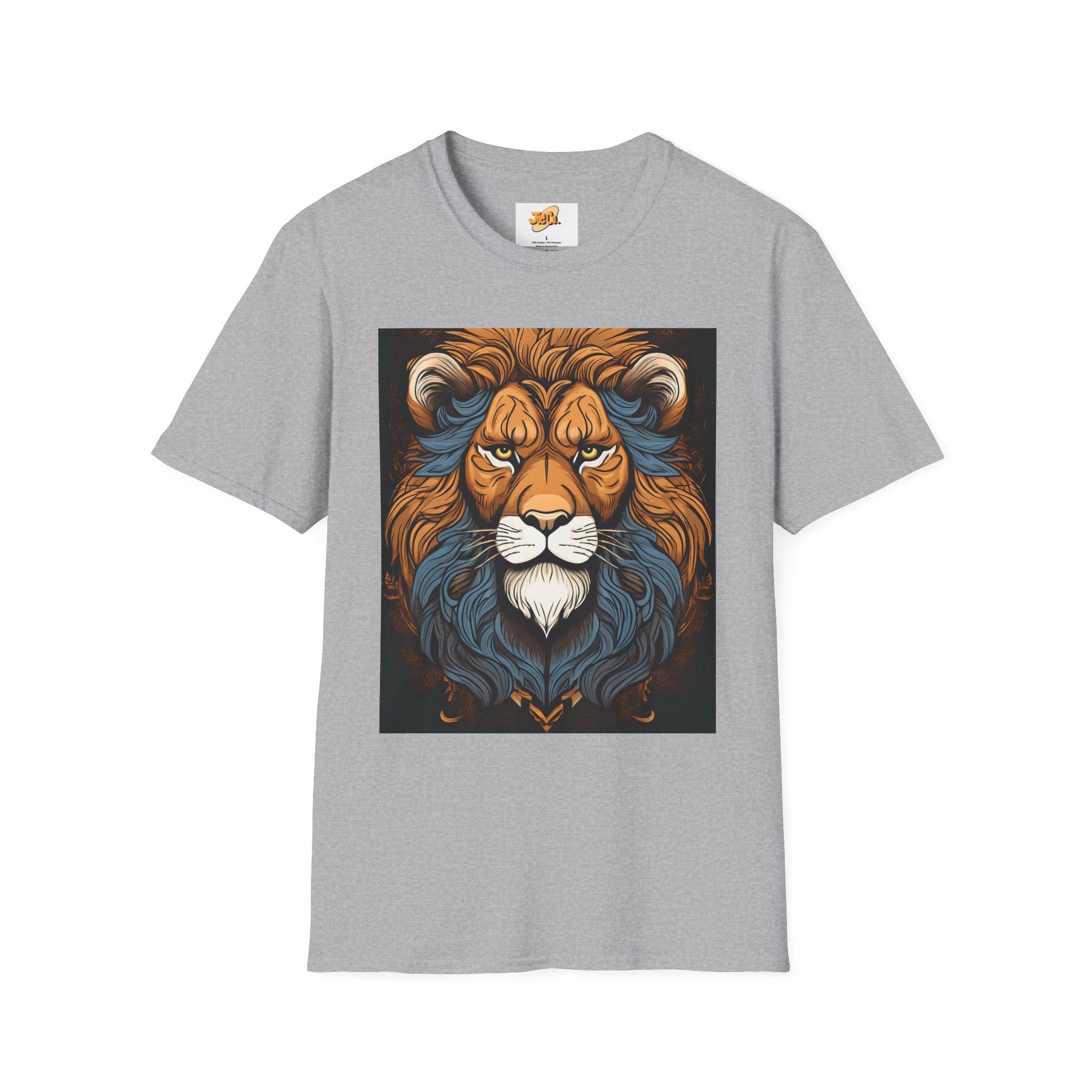 Majestic Lion Graphic T-Shirt — Bold Vintage Mane Artwork