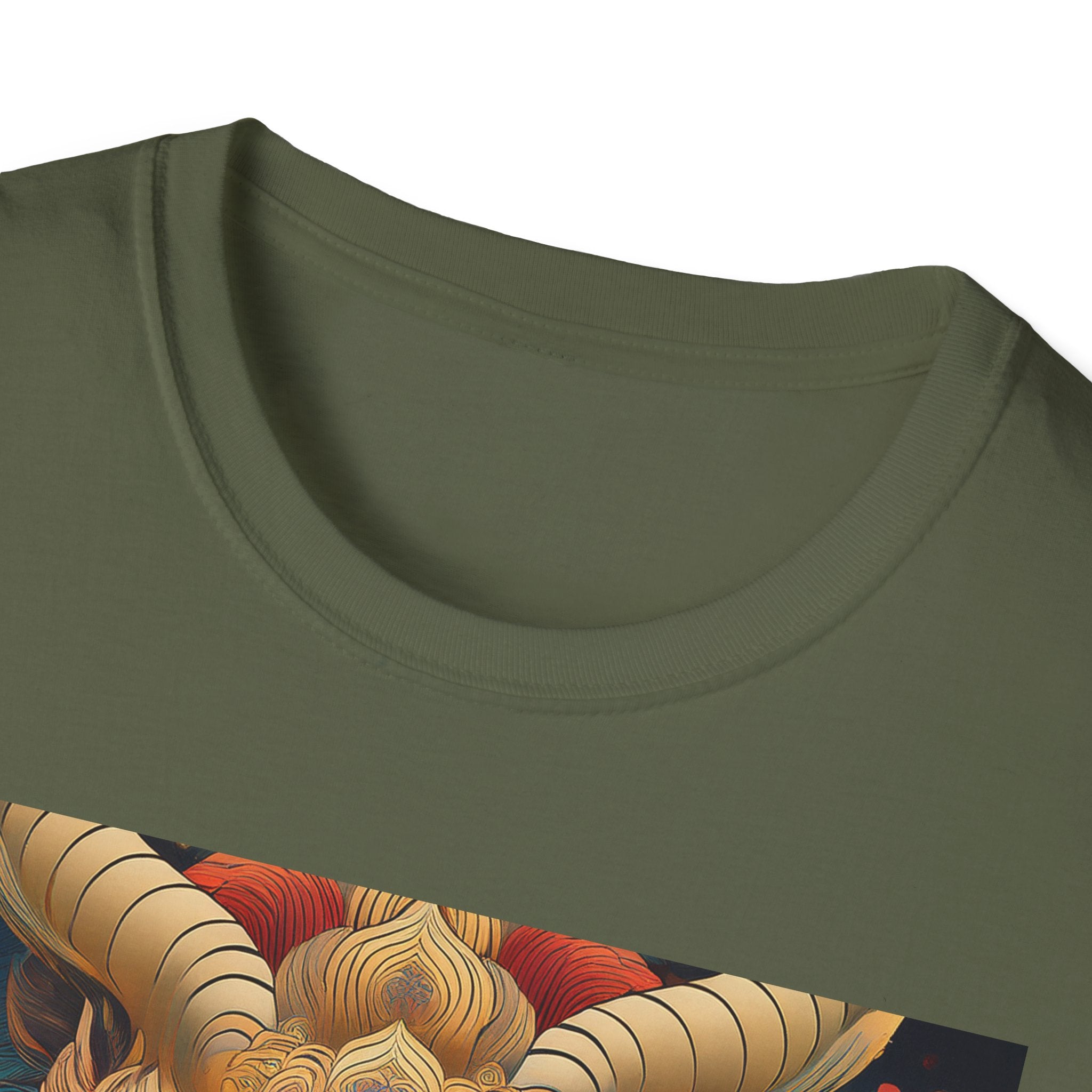 Dragon Mask T-Shirt — Asian Mythic Dragon Art Tee