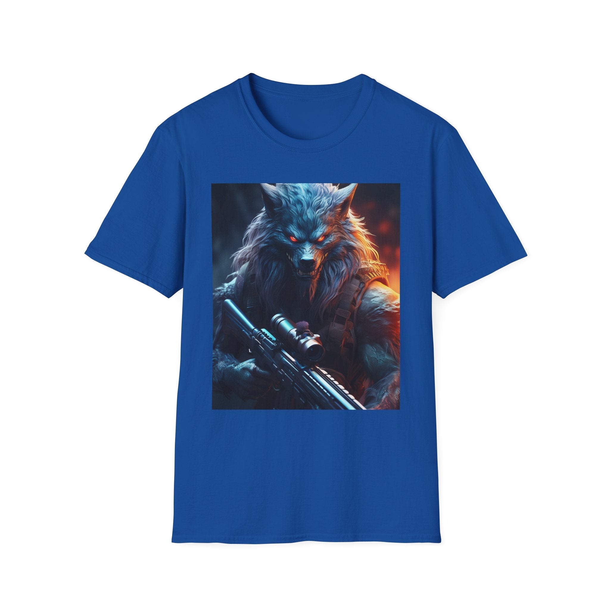 Wolf Sniper T-Shirt — Tactical Werewolf Gaming Tee