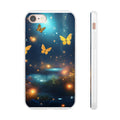 Butterfly Night Sky Phone Case – Glowing Firefly Fantasy for iPhone