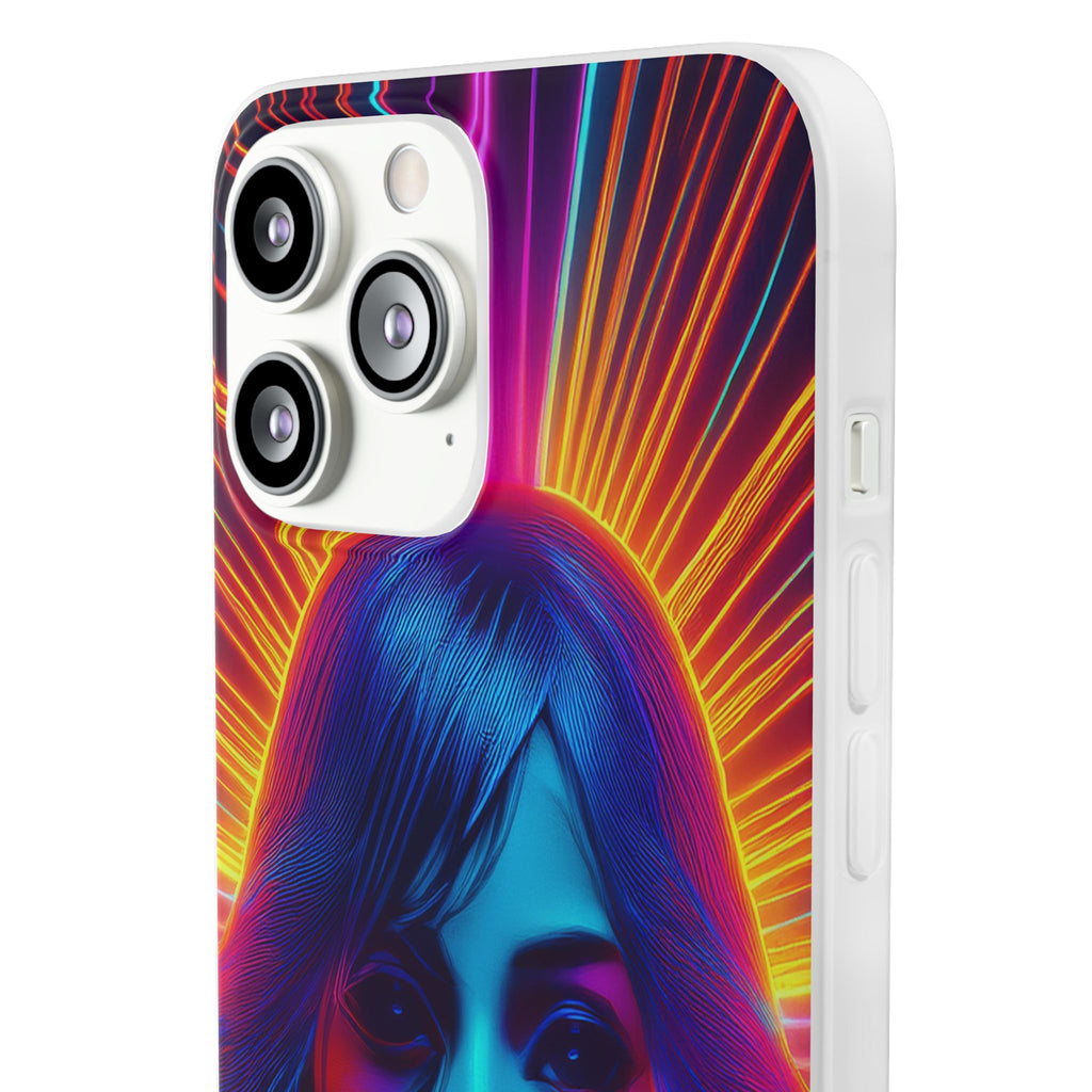 Phone Case — Neon Retro Portrait Mandala