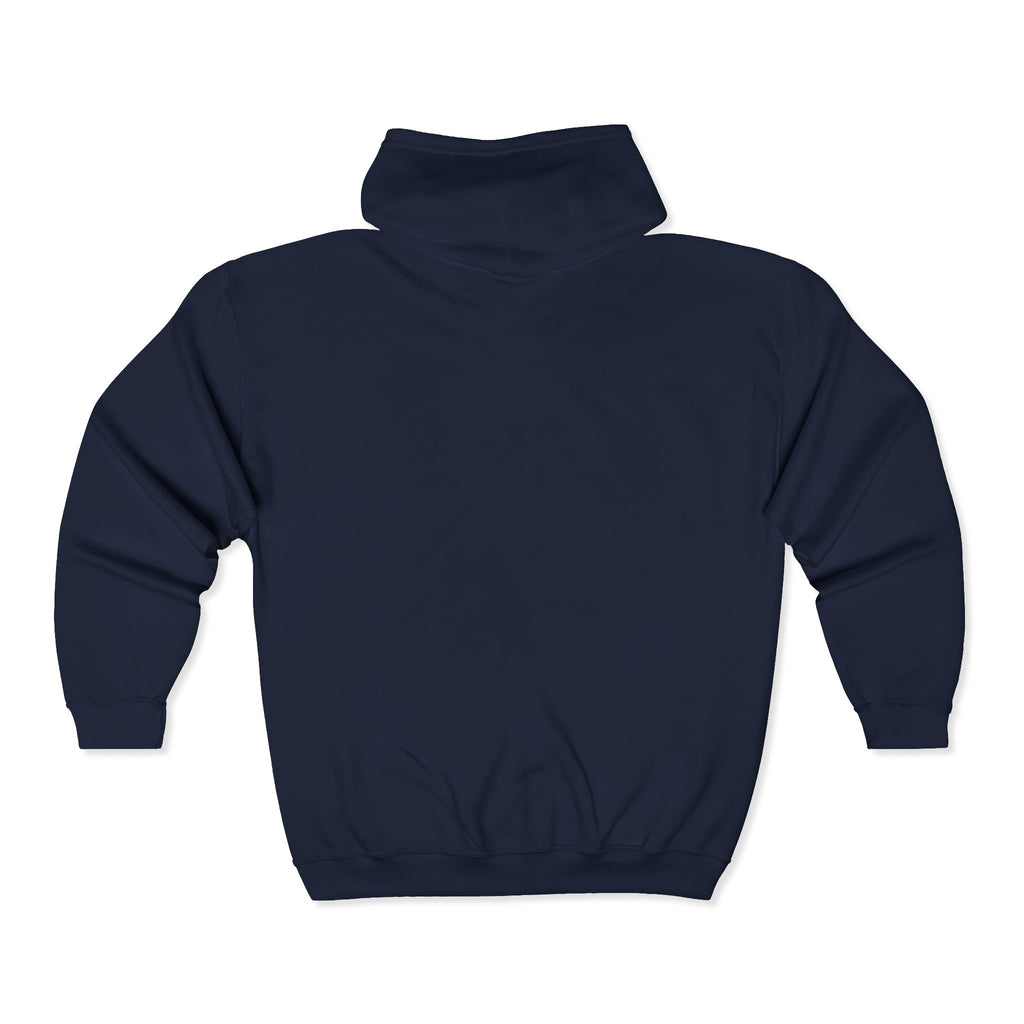 Phoenix Art Full-Zip Hoodie — Vibrant Abstract Bird Design