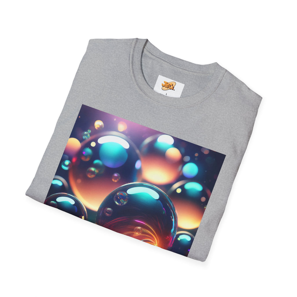 Bubble Galaxy T-Shirt — Colorful 3D Bubble Art Tee