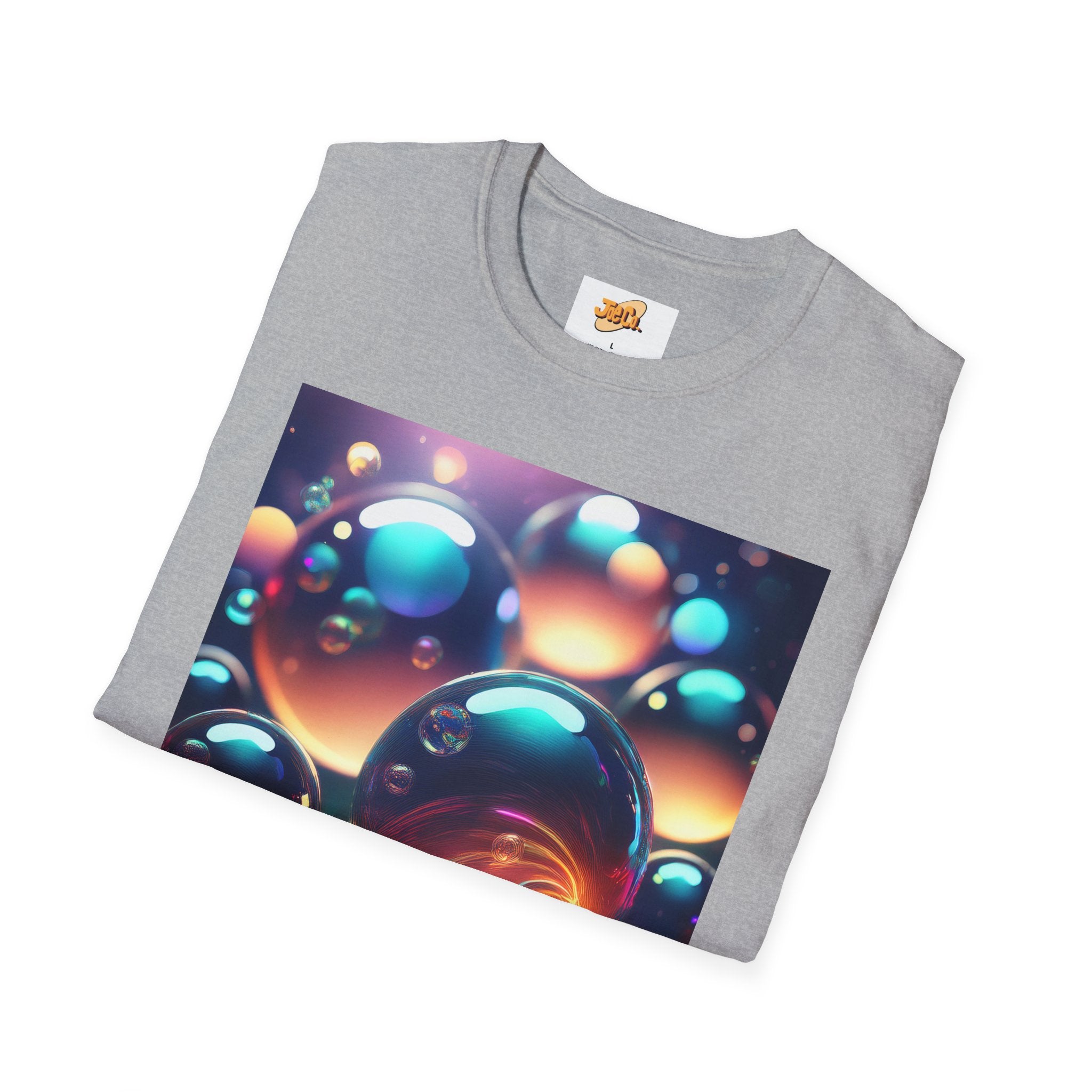 Bubble Galaxy T-Shirt — Colorful 3D Bubble Art Tee