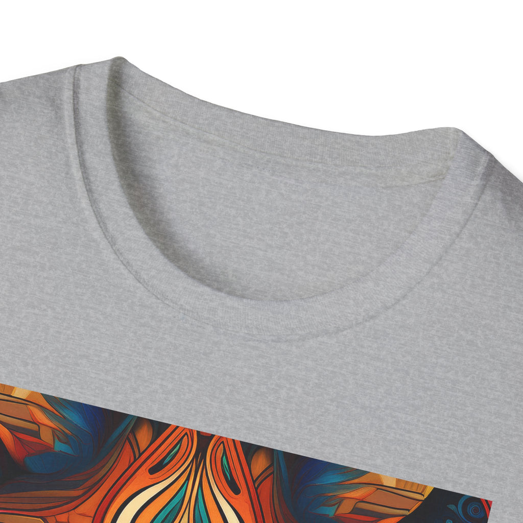 Lion Mandala T-Shirt — Colorful Psychedelic Lion Graphic Tee