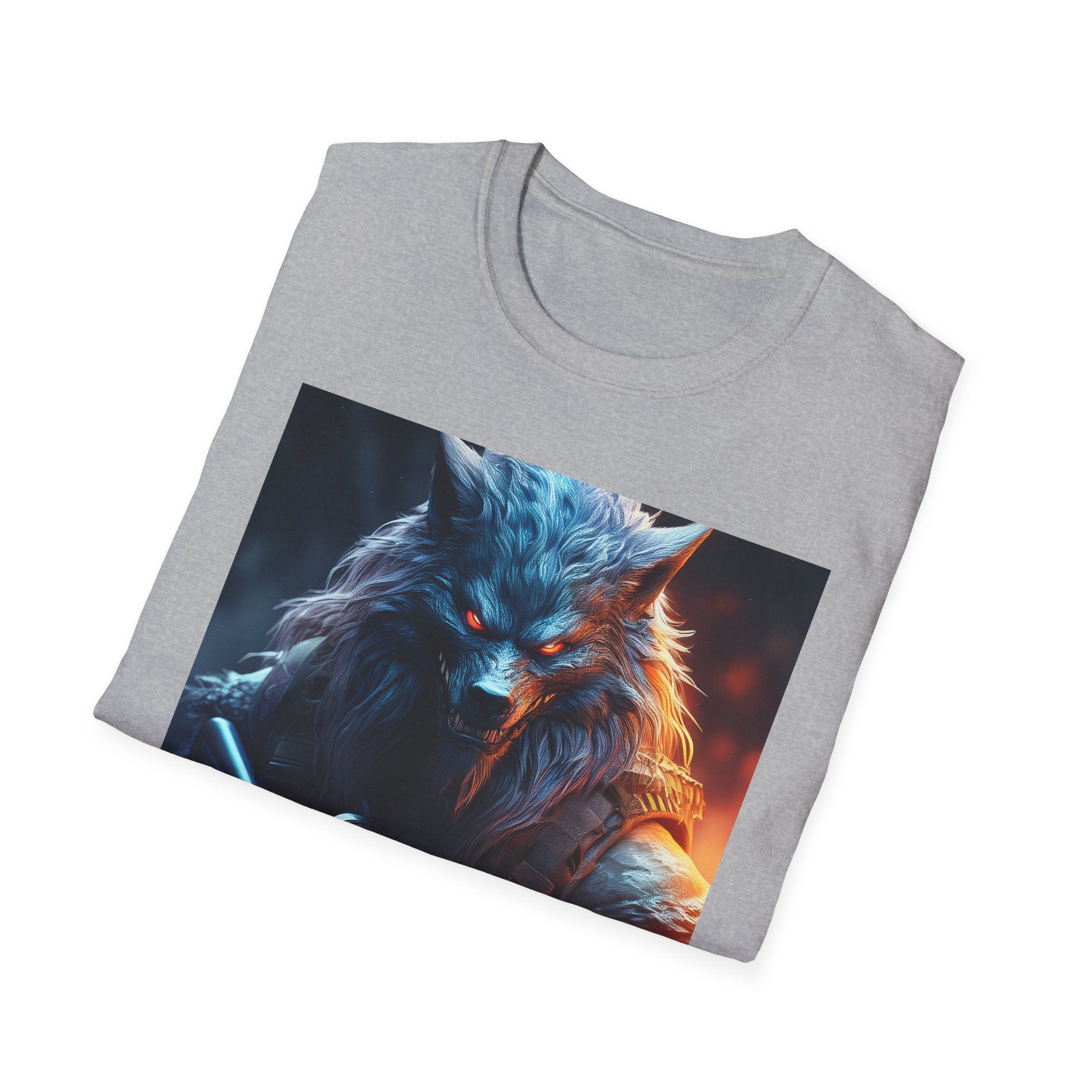 Wolf Sniper T-Shirt — Tactical Werewolf Gaming Tee