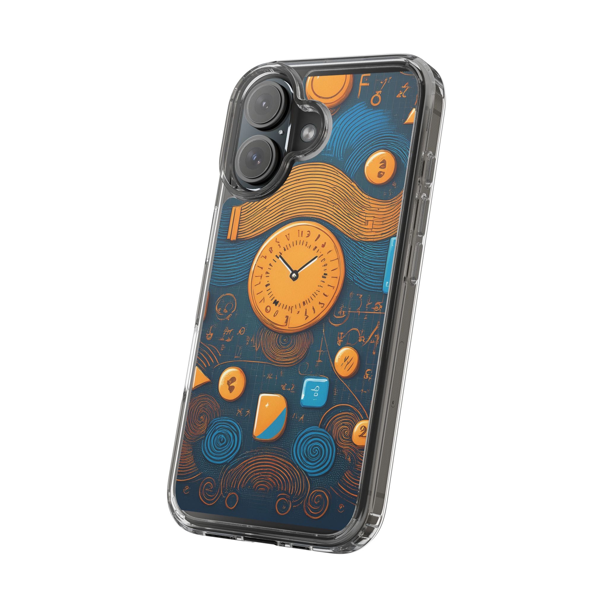Clear Case — Abstract Clockwork Design Phone Case