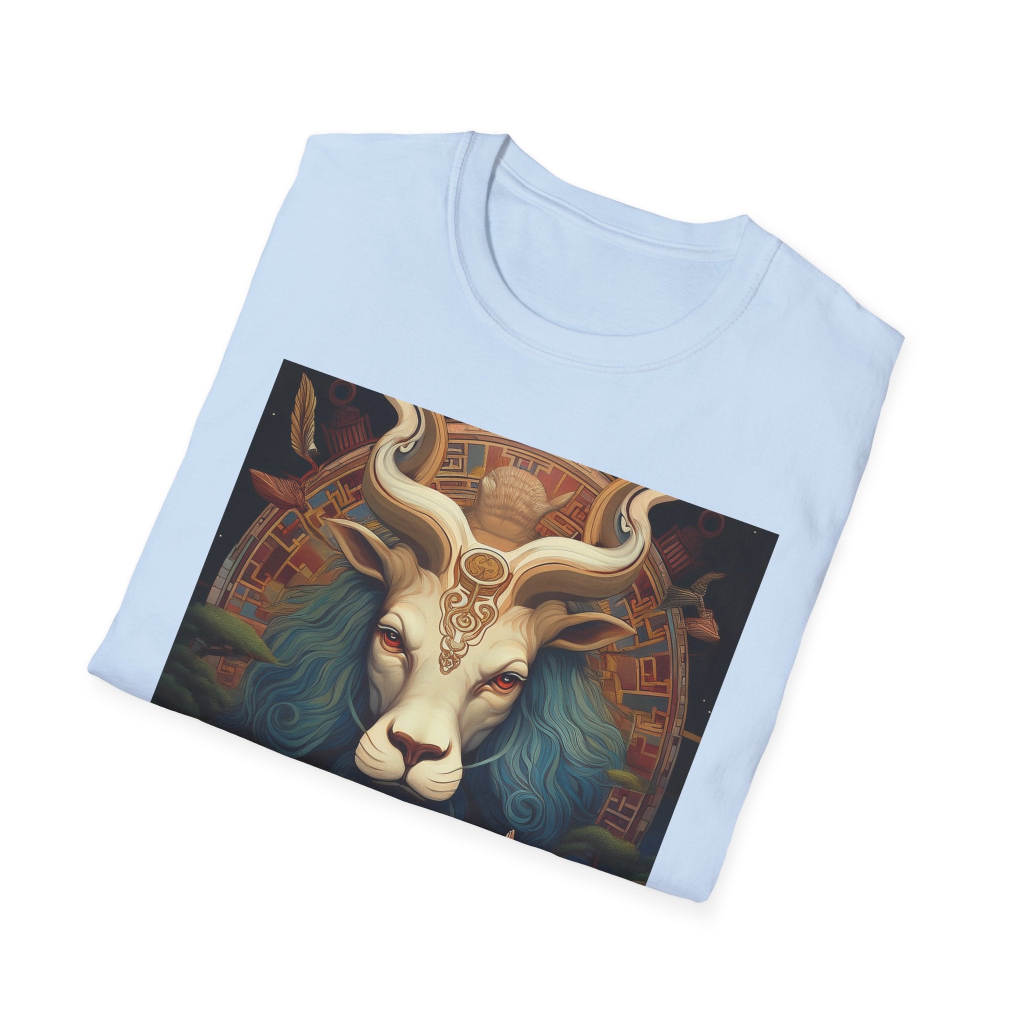Mythic Beast T-Shirt — Vintage Lion, Ram & Fox Art Tee