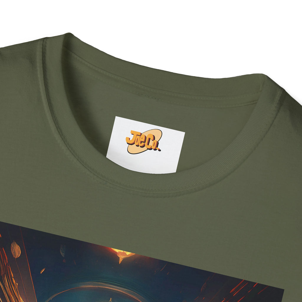 Cyberpunk Alley T-Shirt — Neon Futuristic Street Scene