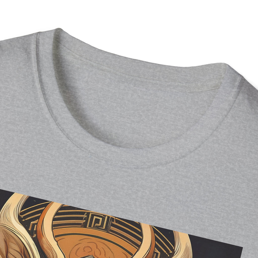 Mythic Ram Graphic T-Shirt — Ornate Zodiac/Leo-Inspired Art