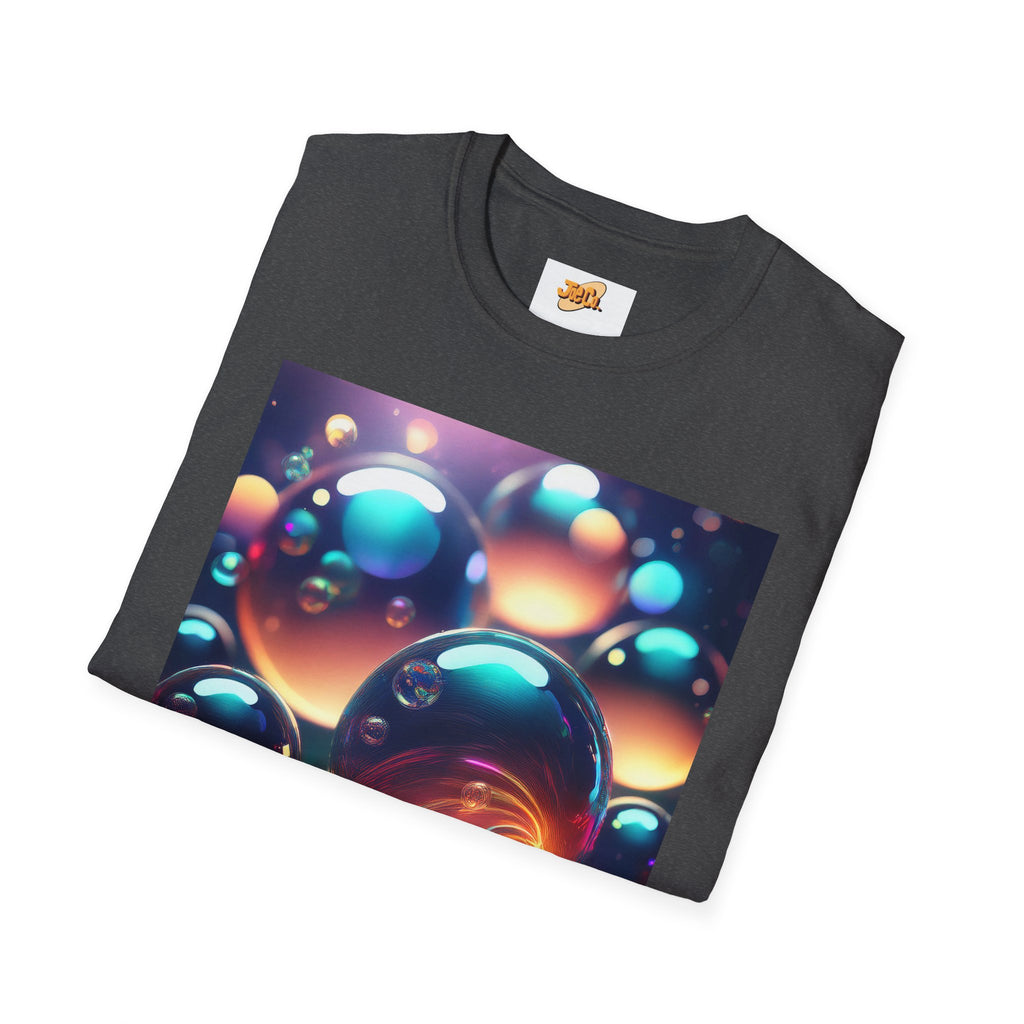 Bubble Galaxy T-Shirt — Colorful 3D Bubble Art Tee