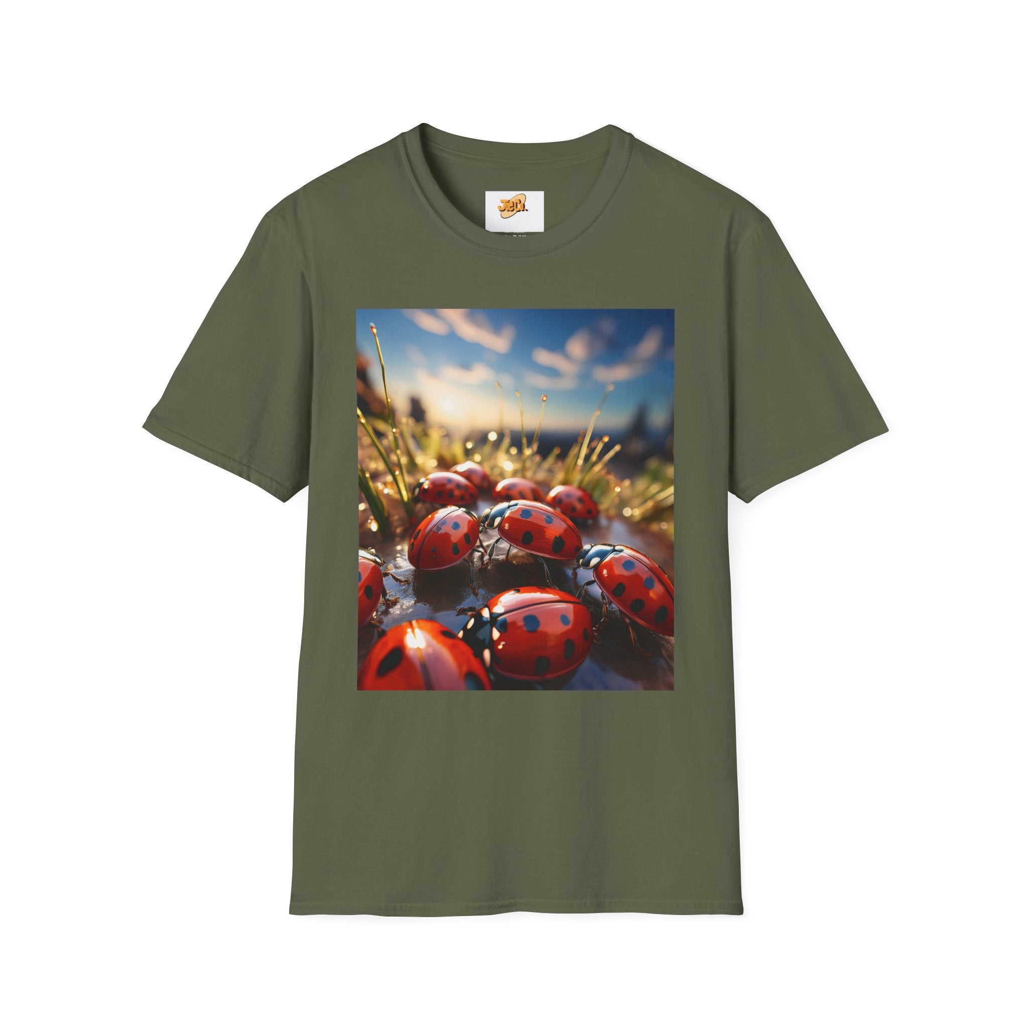 Ladybug Photo T-Shirt — Charming Nature Graphic Tee