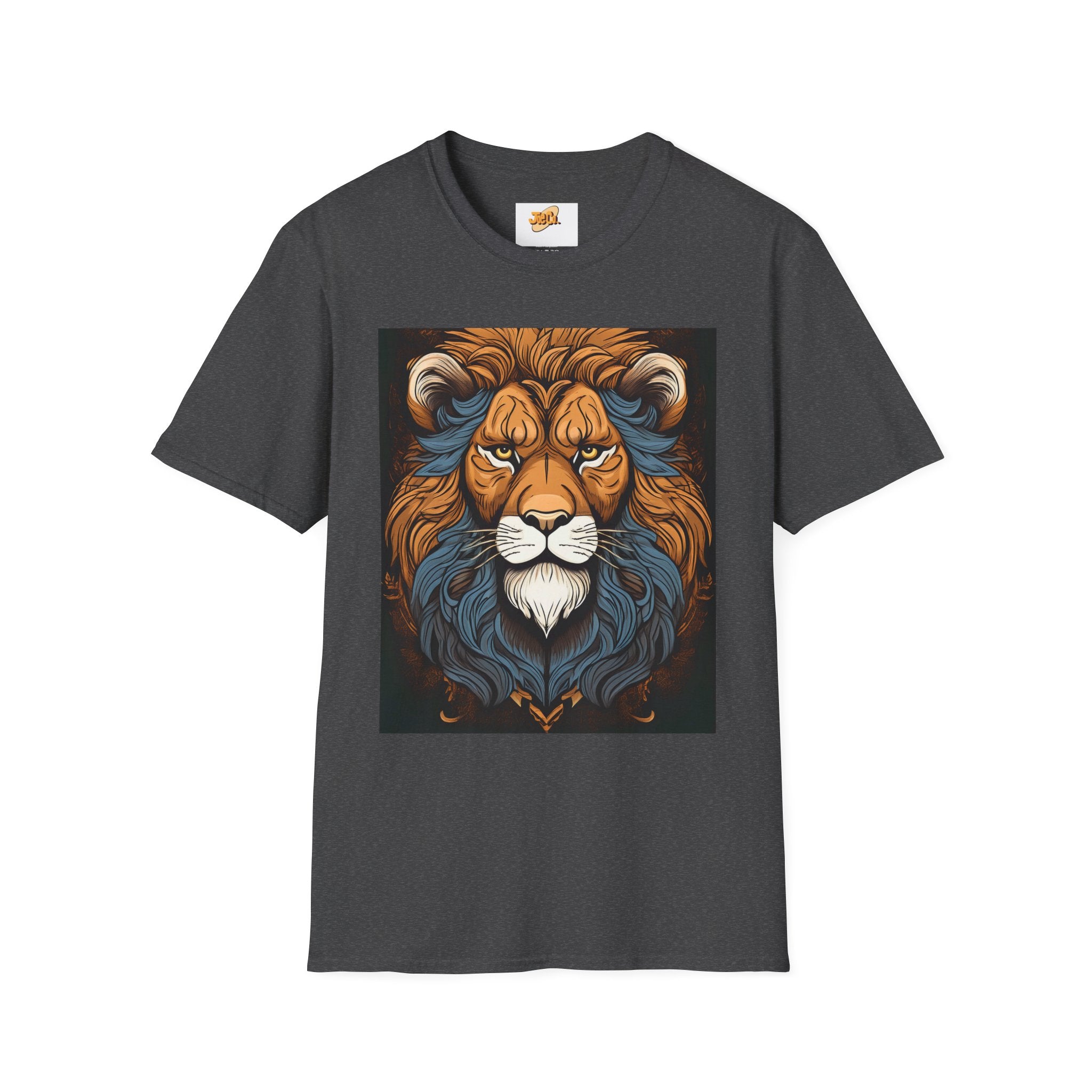 Majestic Lion Graphic T-Shirt — Bold Vintage Mane Artwork