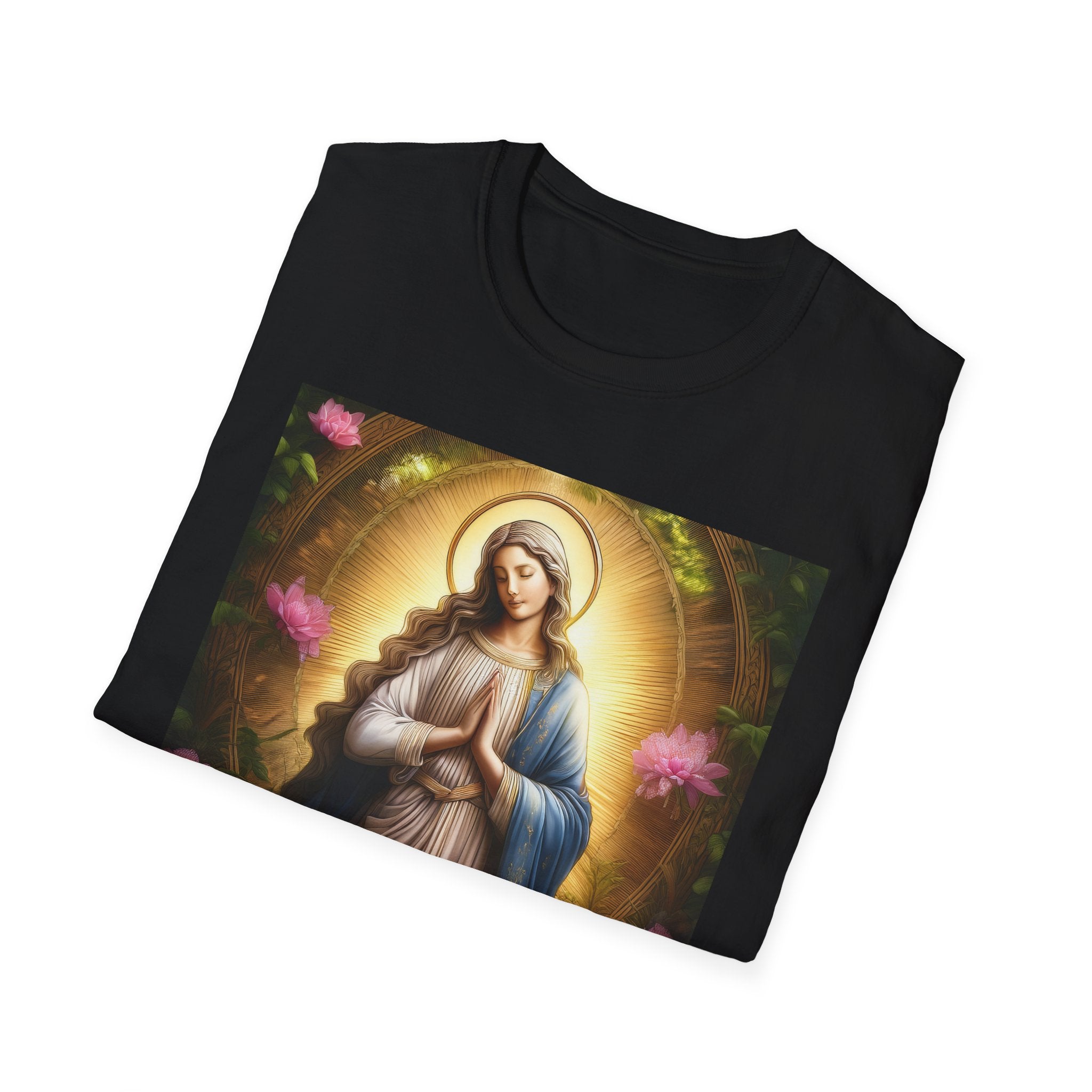 Our Lady of Guadalupe Graphic T-Shirt — Vintage Marian Religious Tee