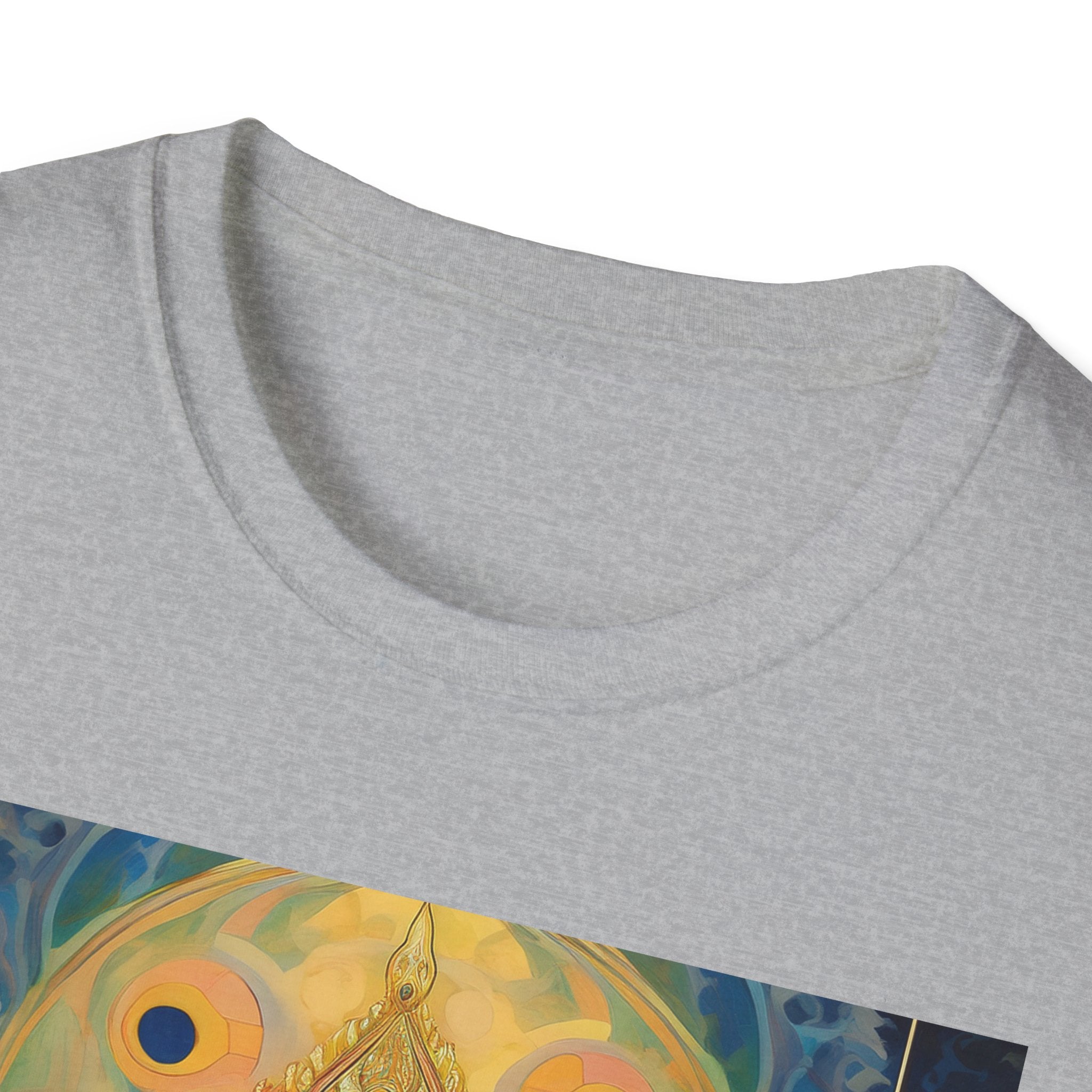 Buddha Sanctuary Art T-Shirt — Meditative Temple Graphic Tee