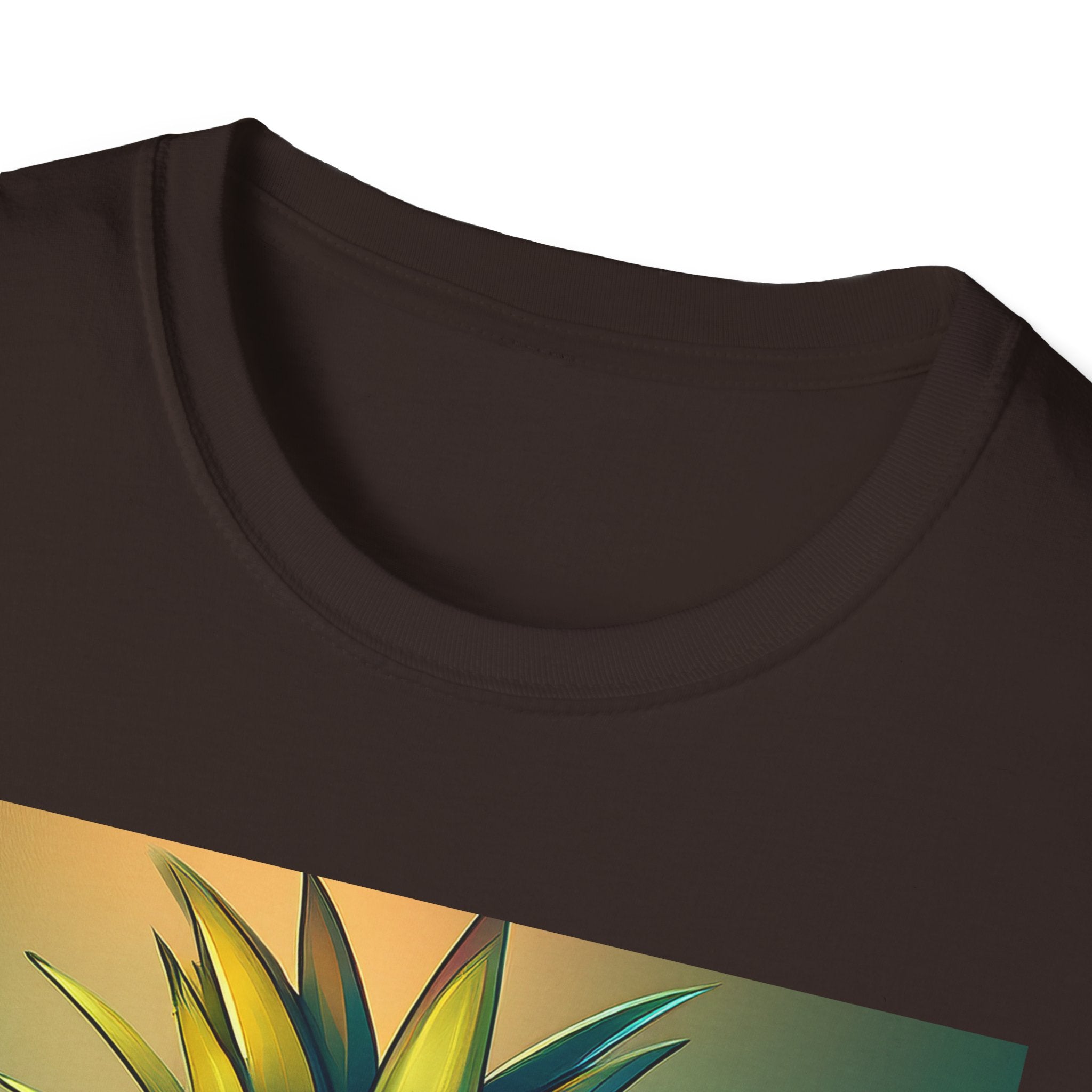 Pineapple Cartoon T-Shirt — Cute Smiling Pineapple with Glasses Tee