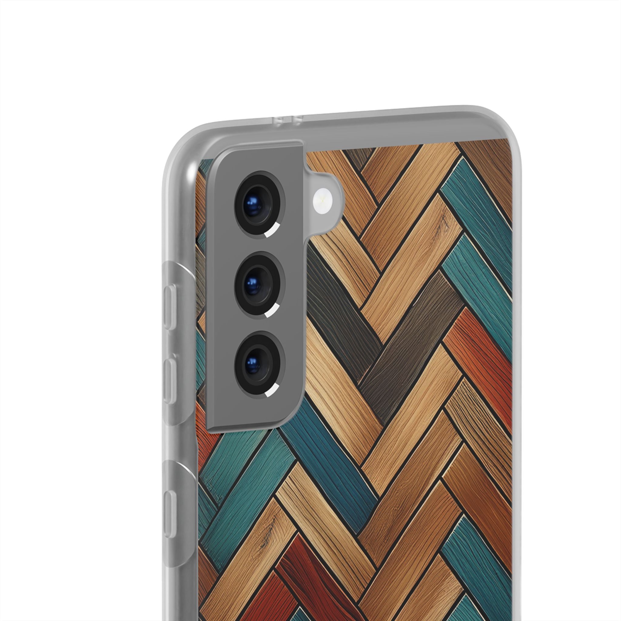 Herringbone Wood Pattern Flexi Phone Case