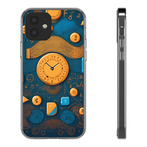 Clear Case — Abstract Clockwork Design Phone Case