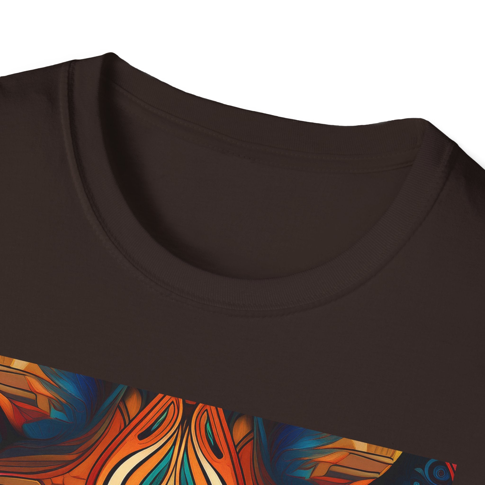 Lion Mandala T-Shirt — Colorful Psychedelic Lion Graphic Tee