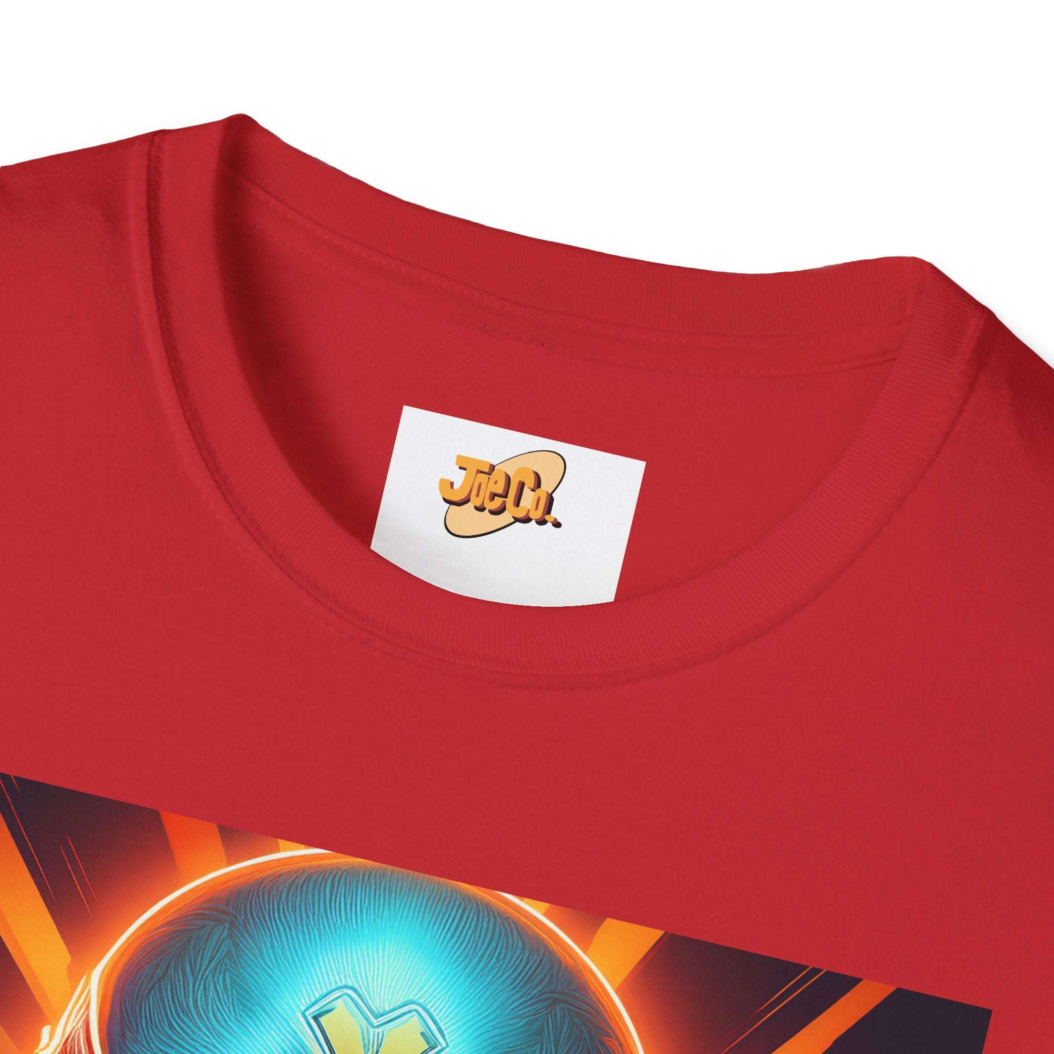 Mystic Raven Graphic T-Shirt — Neon Bird Art Tee