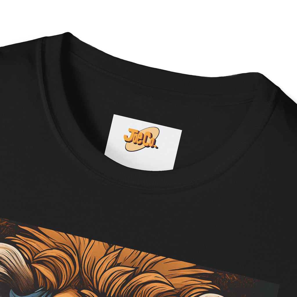 Majestic Lion Graphic T-Shirt — Bold Vintage Mane Artwork