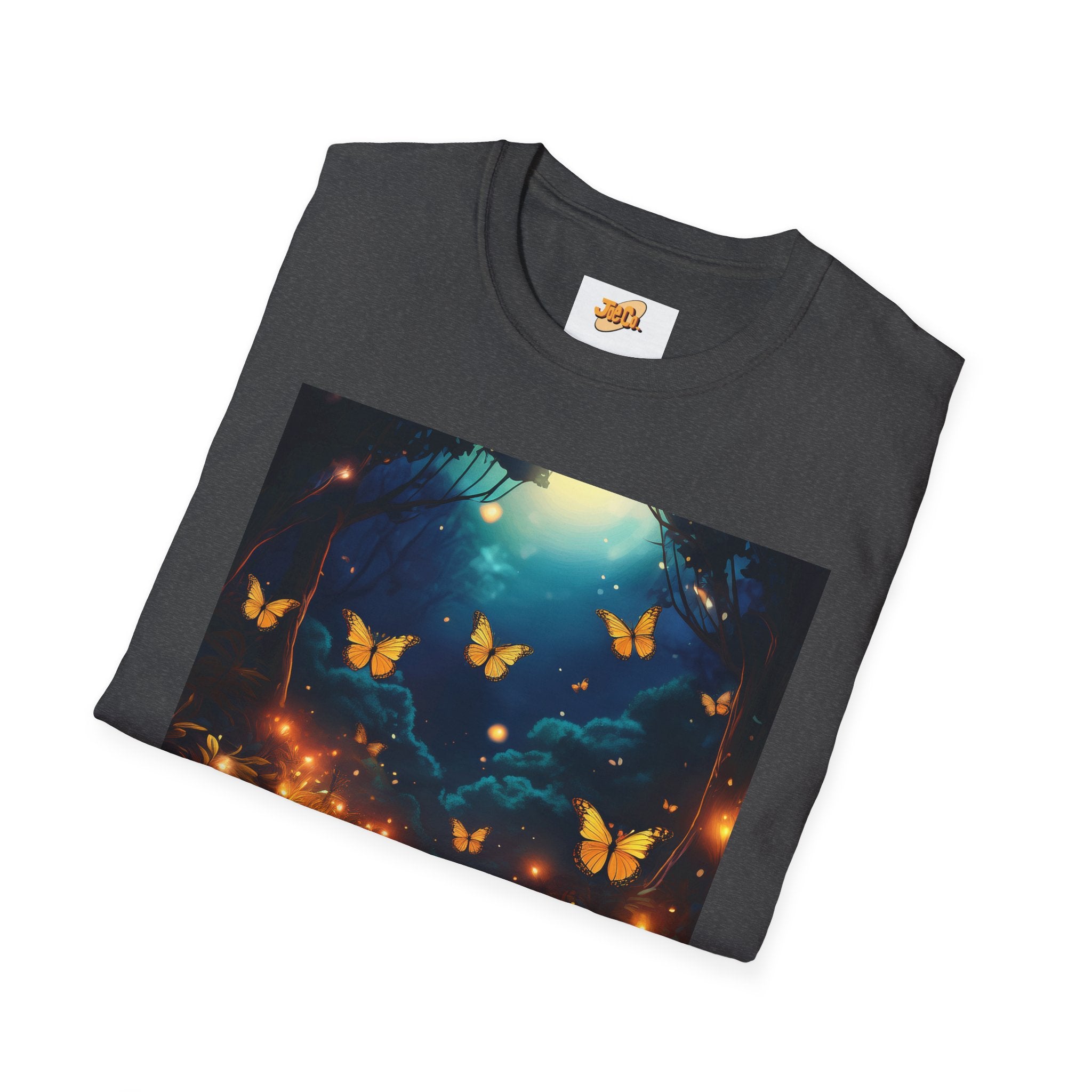 Butterfly Night T-Shirt — Enchanted Forest Glow Tee