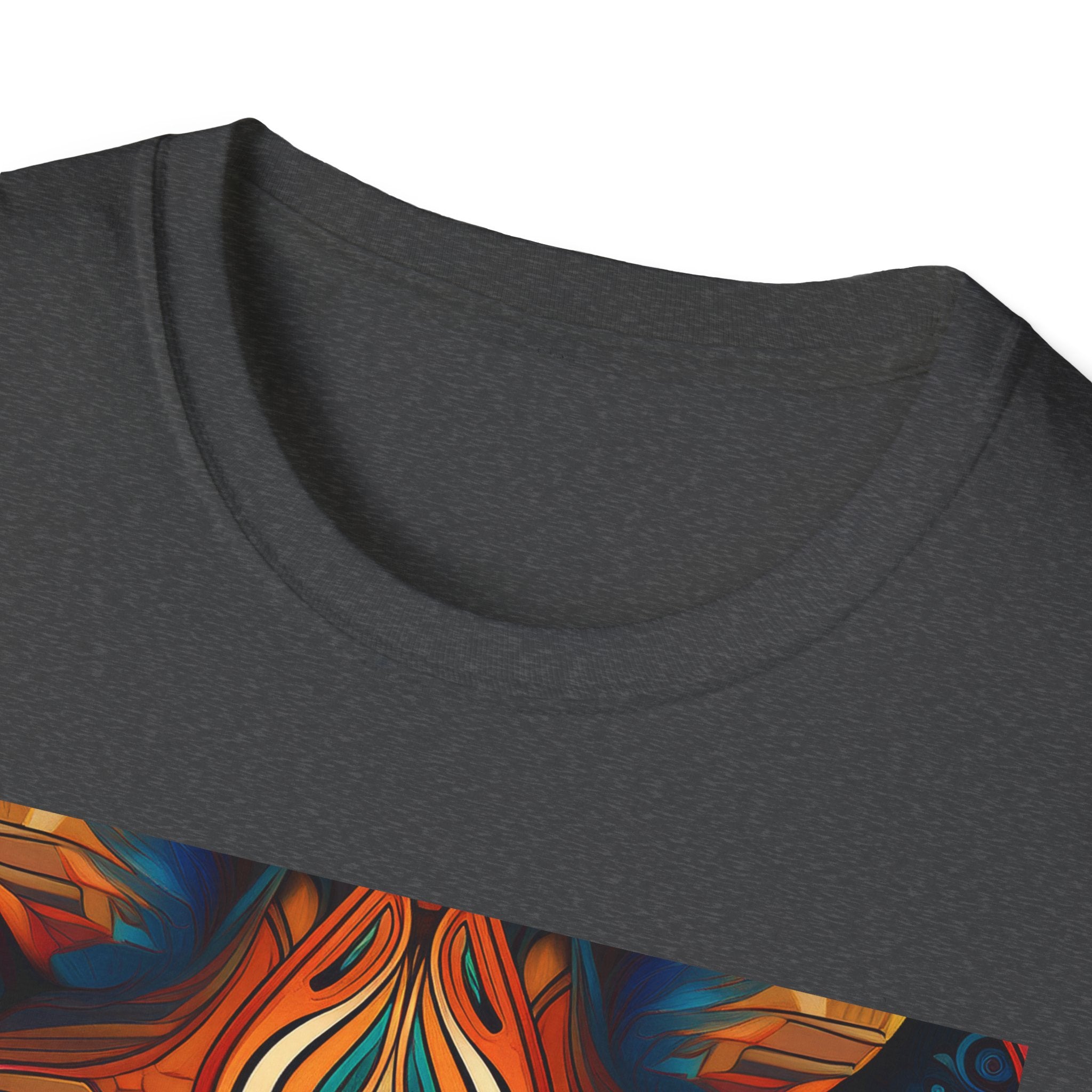 Lion Mandala T-Shirt — Colorful Psychedelic Lion Graphic Tee