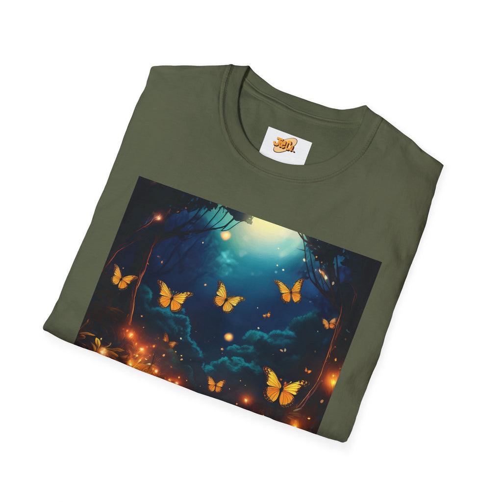 Butterfly Night T-Shirt — Enchanted Forest Glow Tee