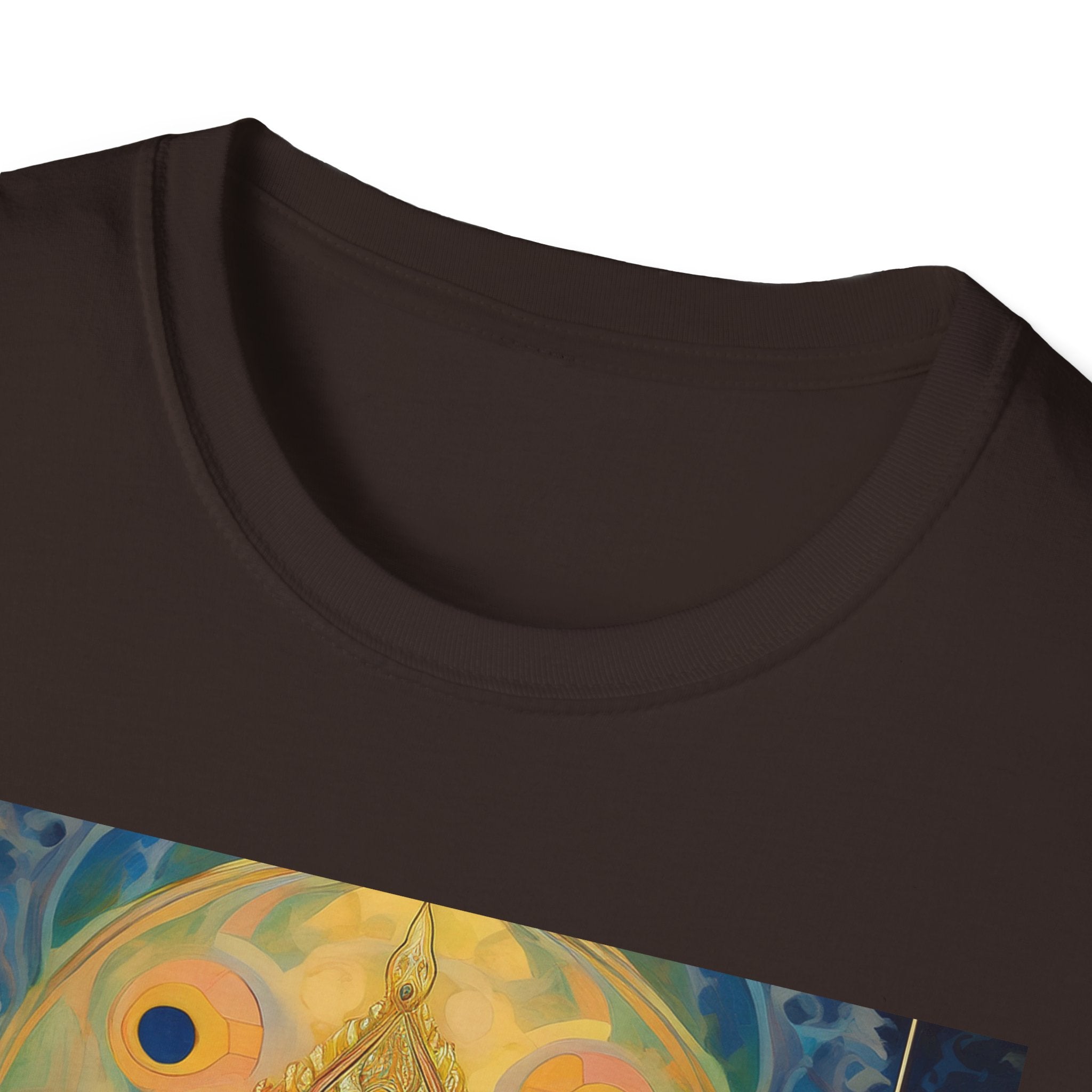 Buddha Sanctuary Art T-Shirt — Meditative Temple Graphic Tee