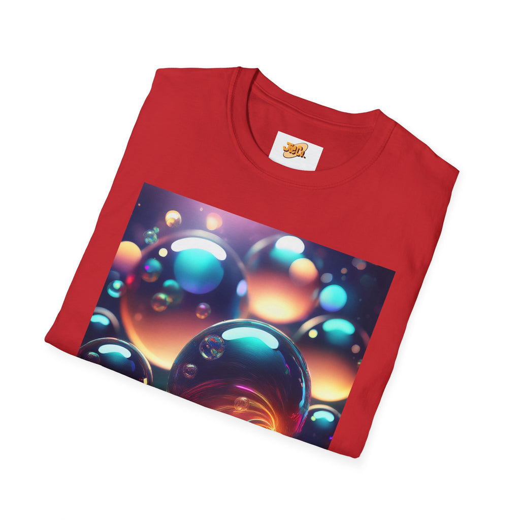 Bubble Galaxy T-Shirt — Colorful 3D Bubble Art Tee