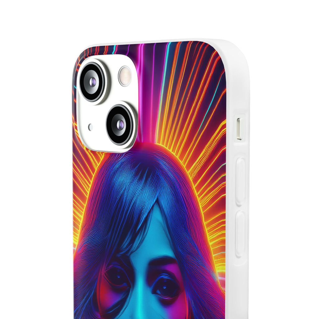 Phone Case — Neon Retro Portrait Mandala