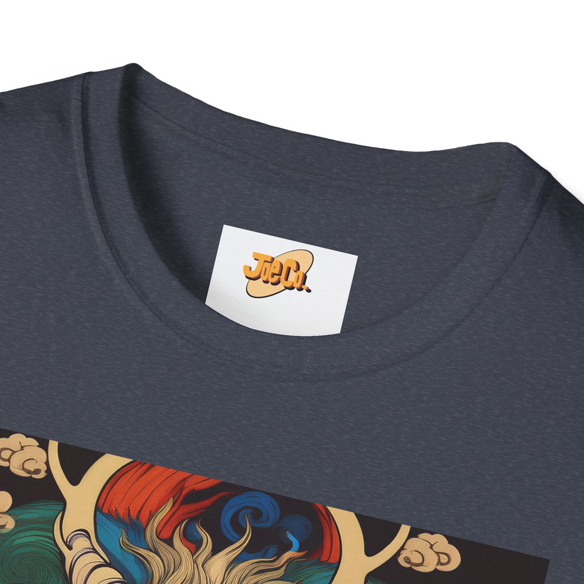 Dragon Koi Fusion T-Shirt — Vibrant Asian Mythical Dragon & Koi Art Tee