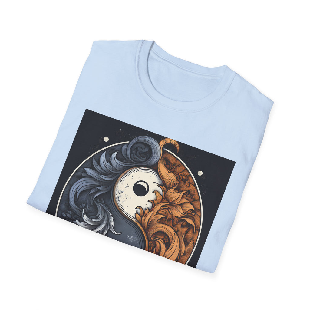 Yin Yang Dragon T-Shirt – Fire & Ice Balance Graphic Tee