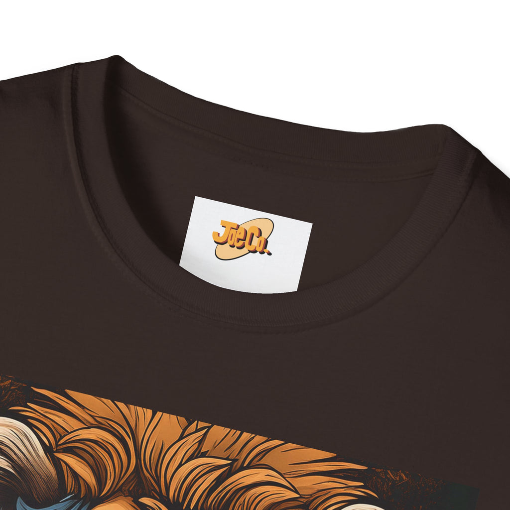 Majestic Lion Graphic T-Shirt — Bold Vintage Mane Artwork