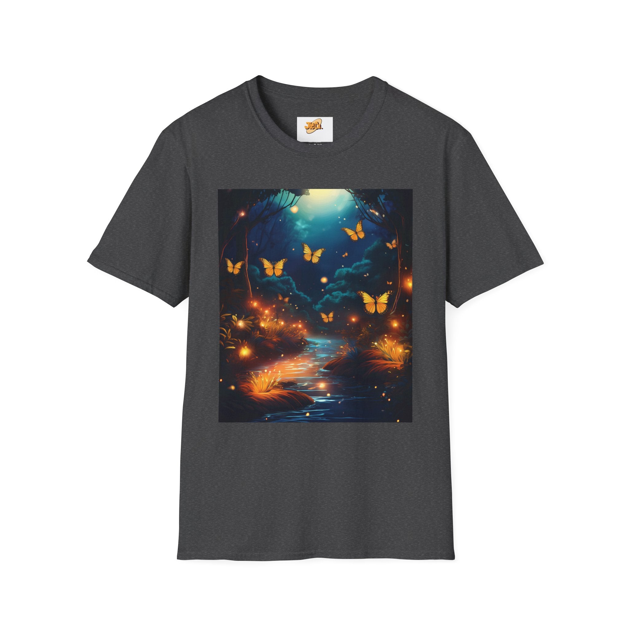 Butterfly Night T-Shirt — Enchanted Forest Glow Tee