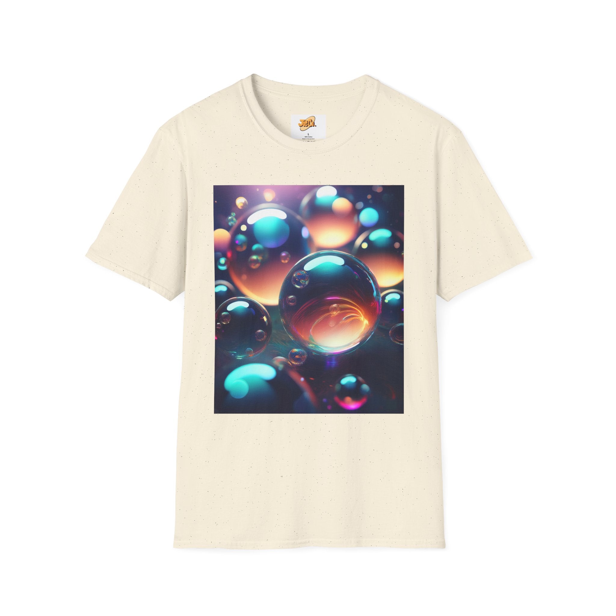 Bubble Galaxy T-Shirt — Colorful 3D Bubble Art Tee