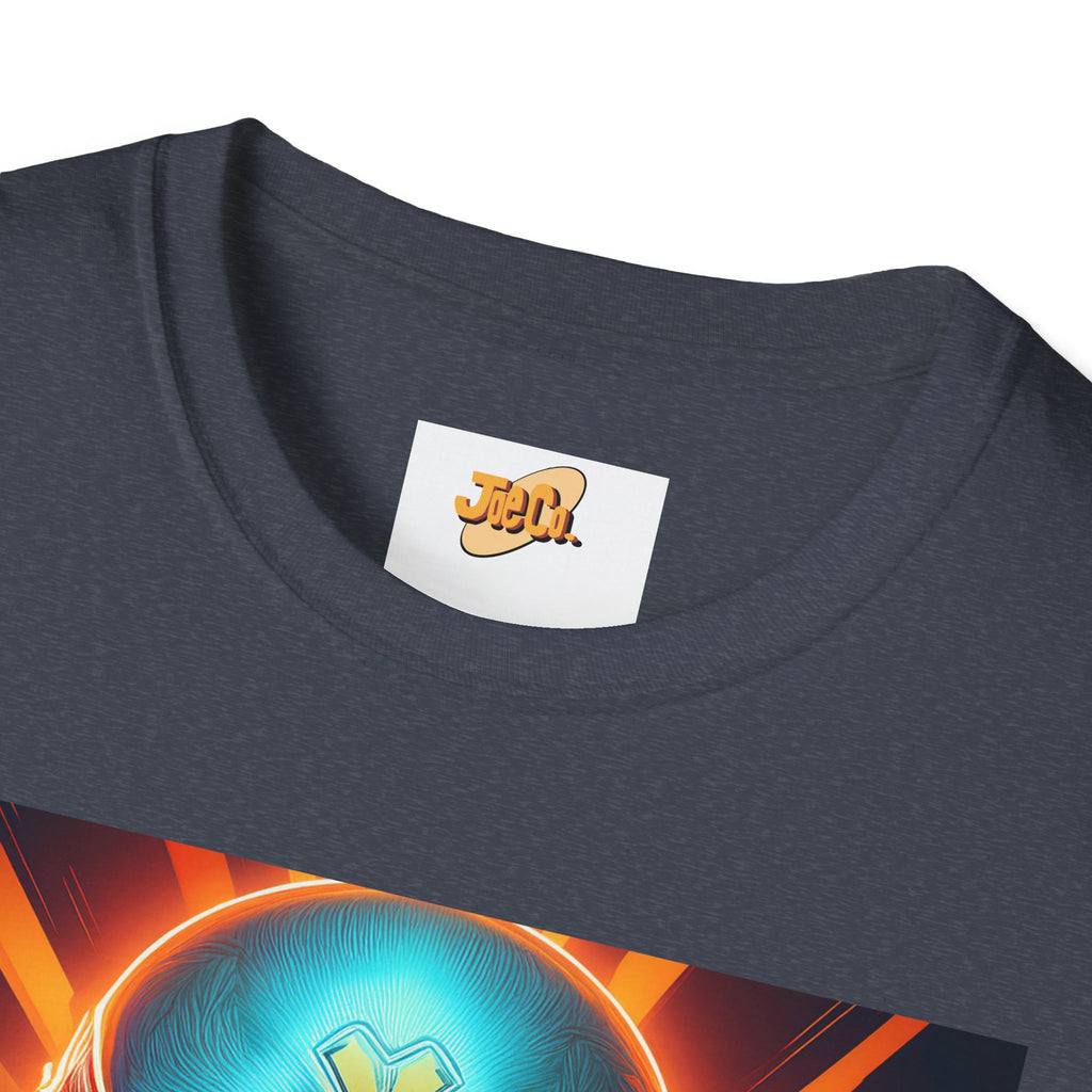Mystic Raven Graphic T-Shirt — Neon Bird Art Tee