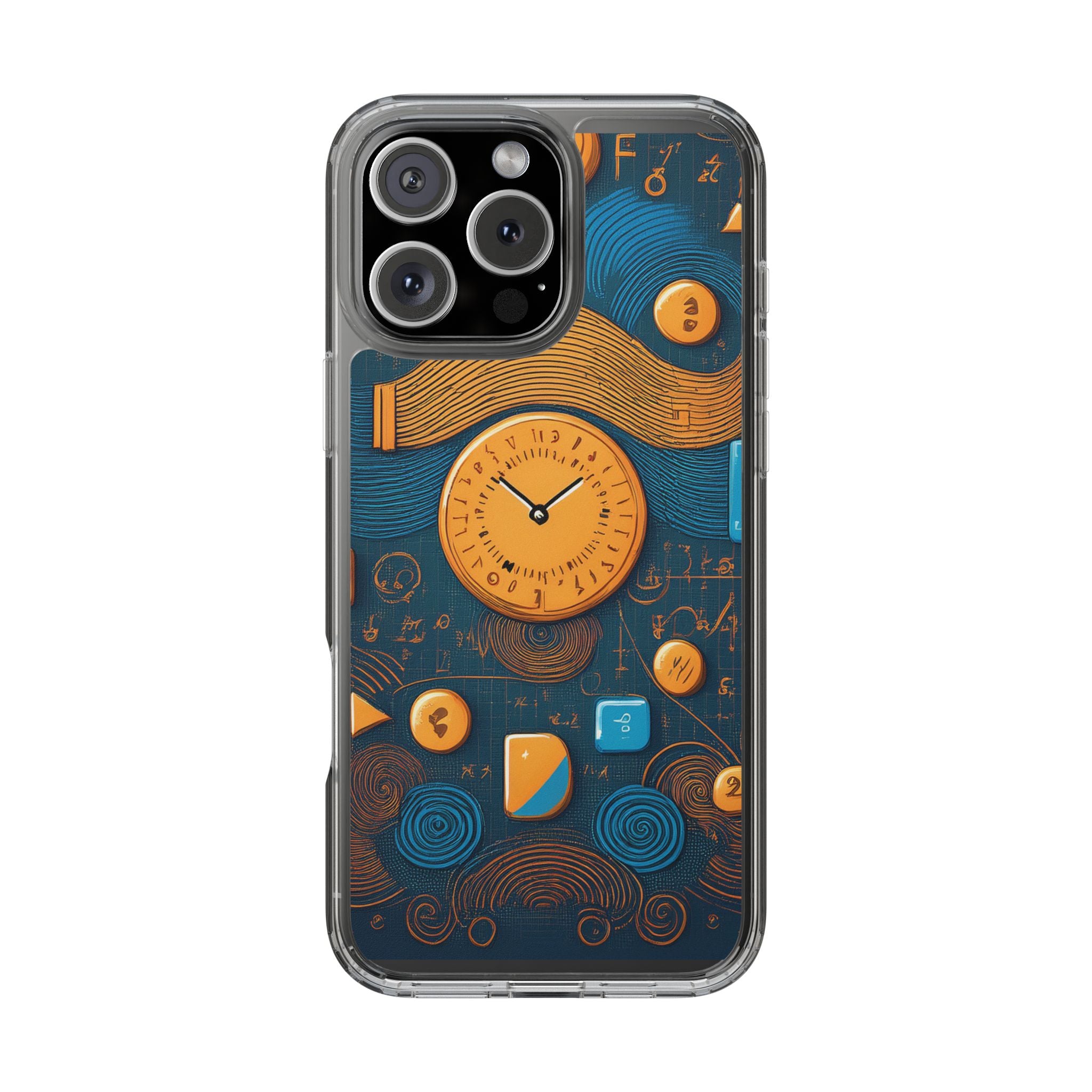 Clear Case — Abstract Clockwork Design Phone Case