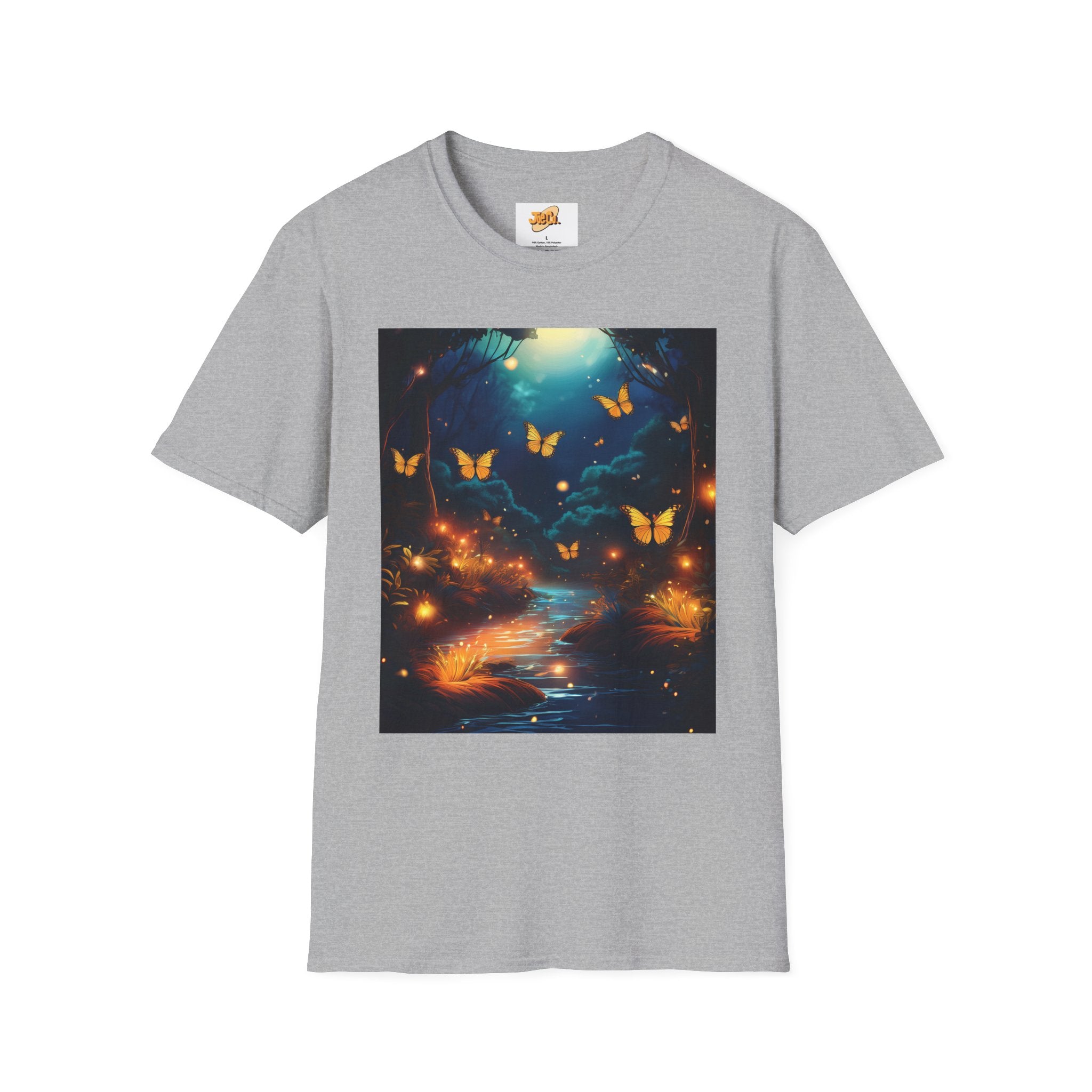 Butterfly Night T-Shirt — Enchanted Forest Glow Tee