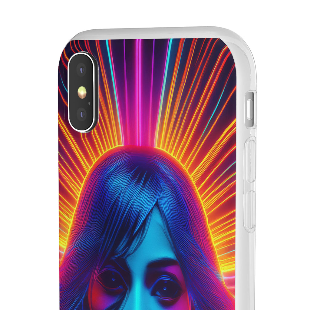 Phone Case — Neon Retro Portrait Mandala