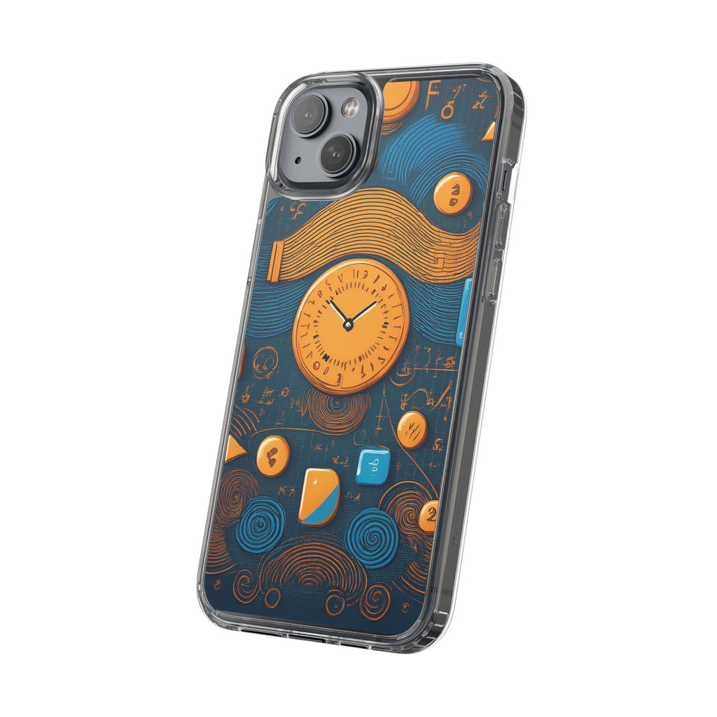 Clear Case — Abstract Clockwork Design Phone Case