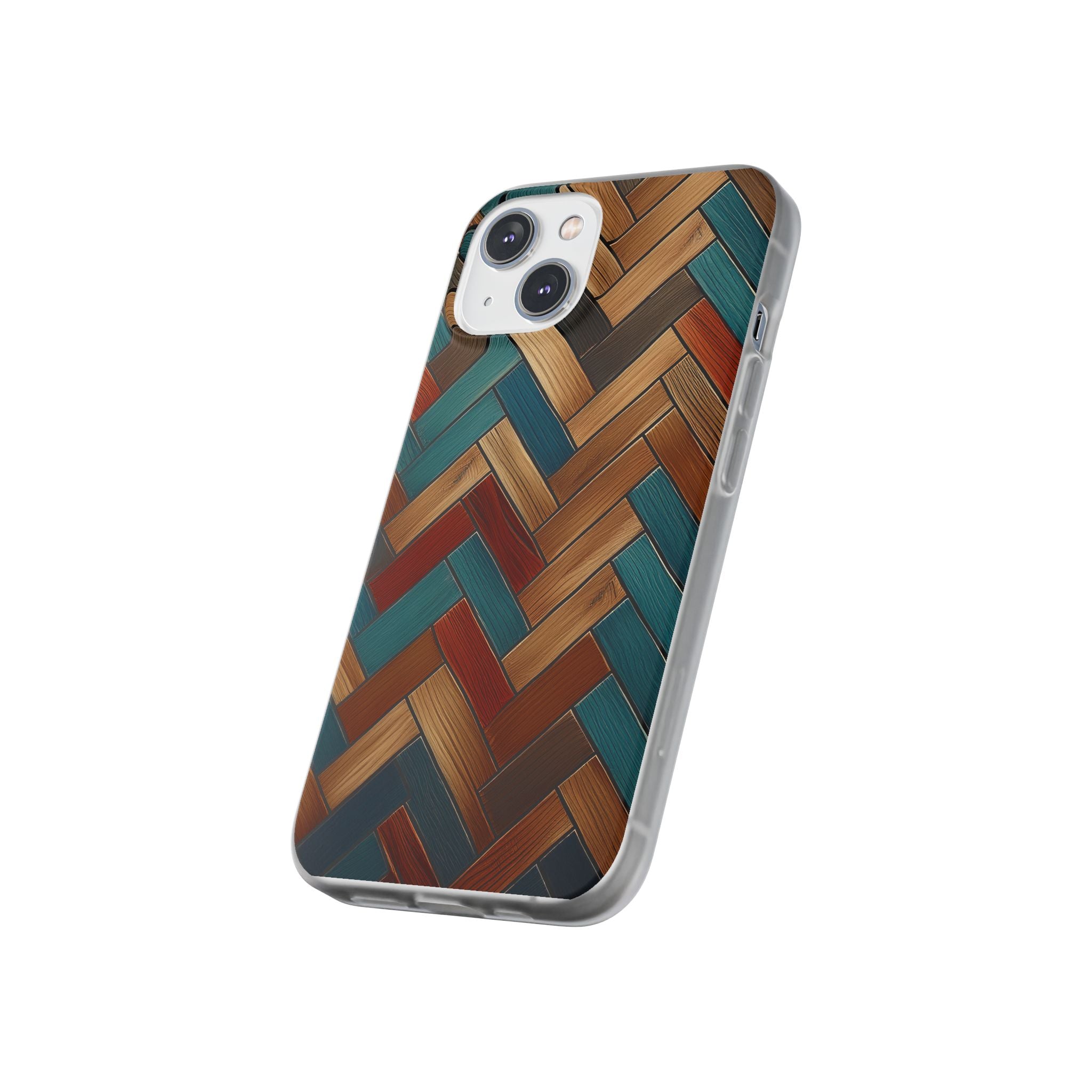 Herringbone Wood Pattern Flexi Phone Case