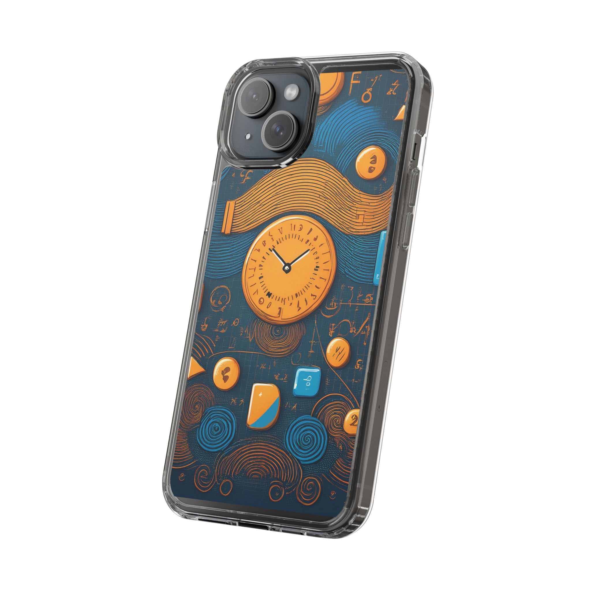 Clear Case — Abstract Clockwork Design Phone Case