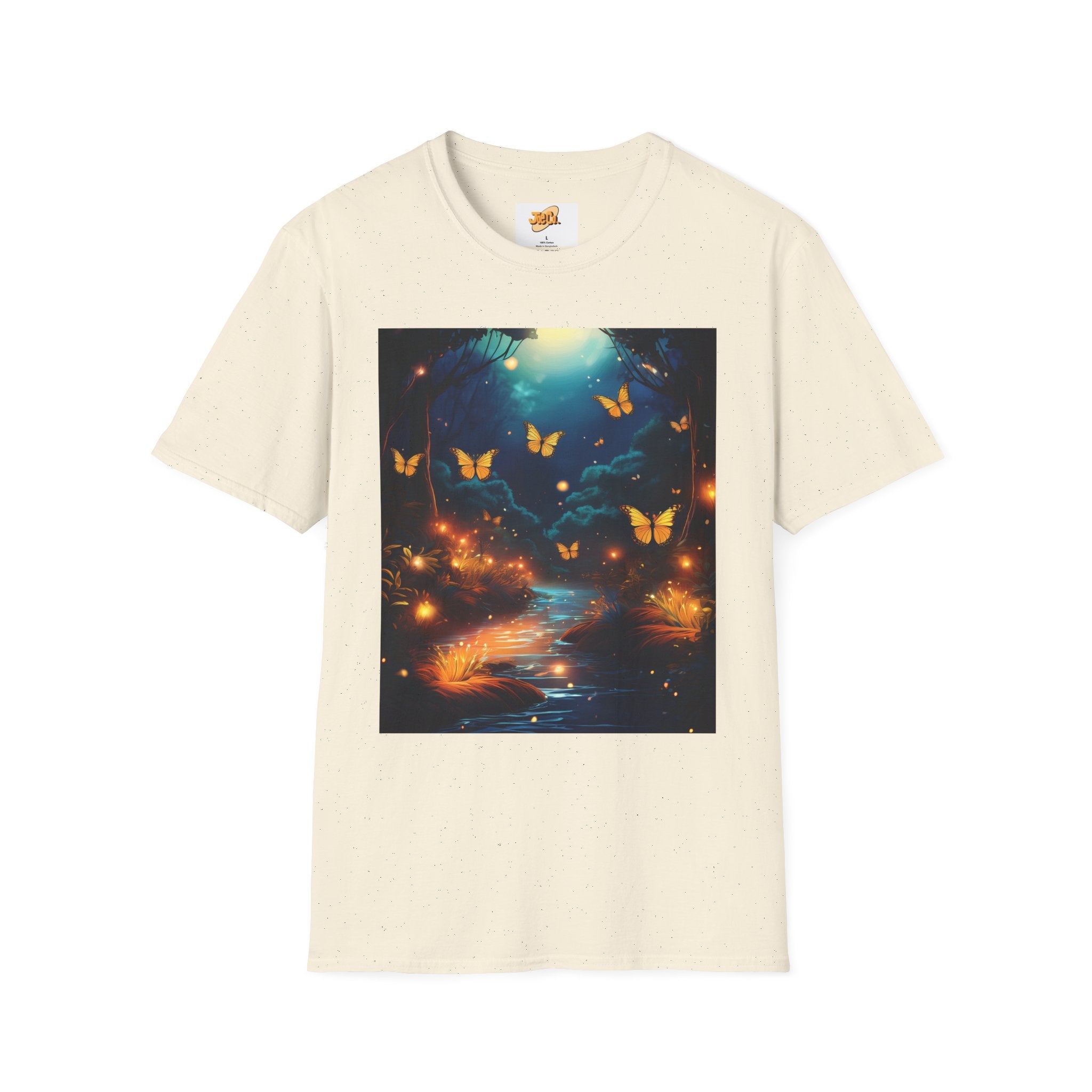 Butterfly Night T-Shirt — Enchanted Forest Glow Tee